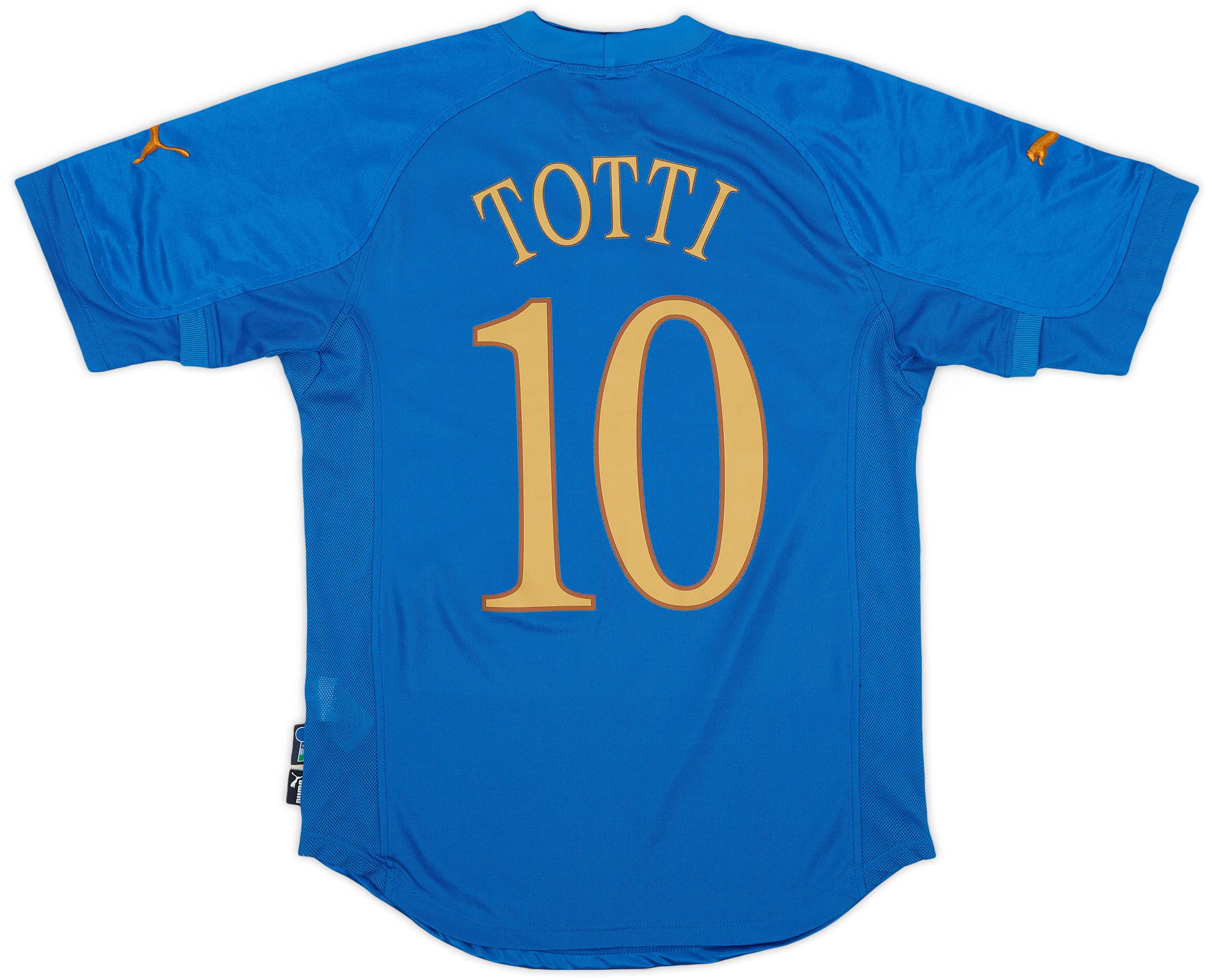 2004-06 Italy Home Shirt Baggio #10 - 8/10 - (S)