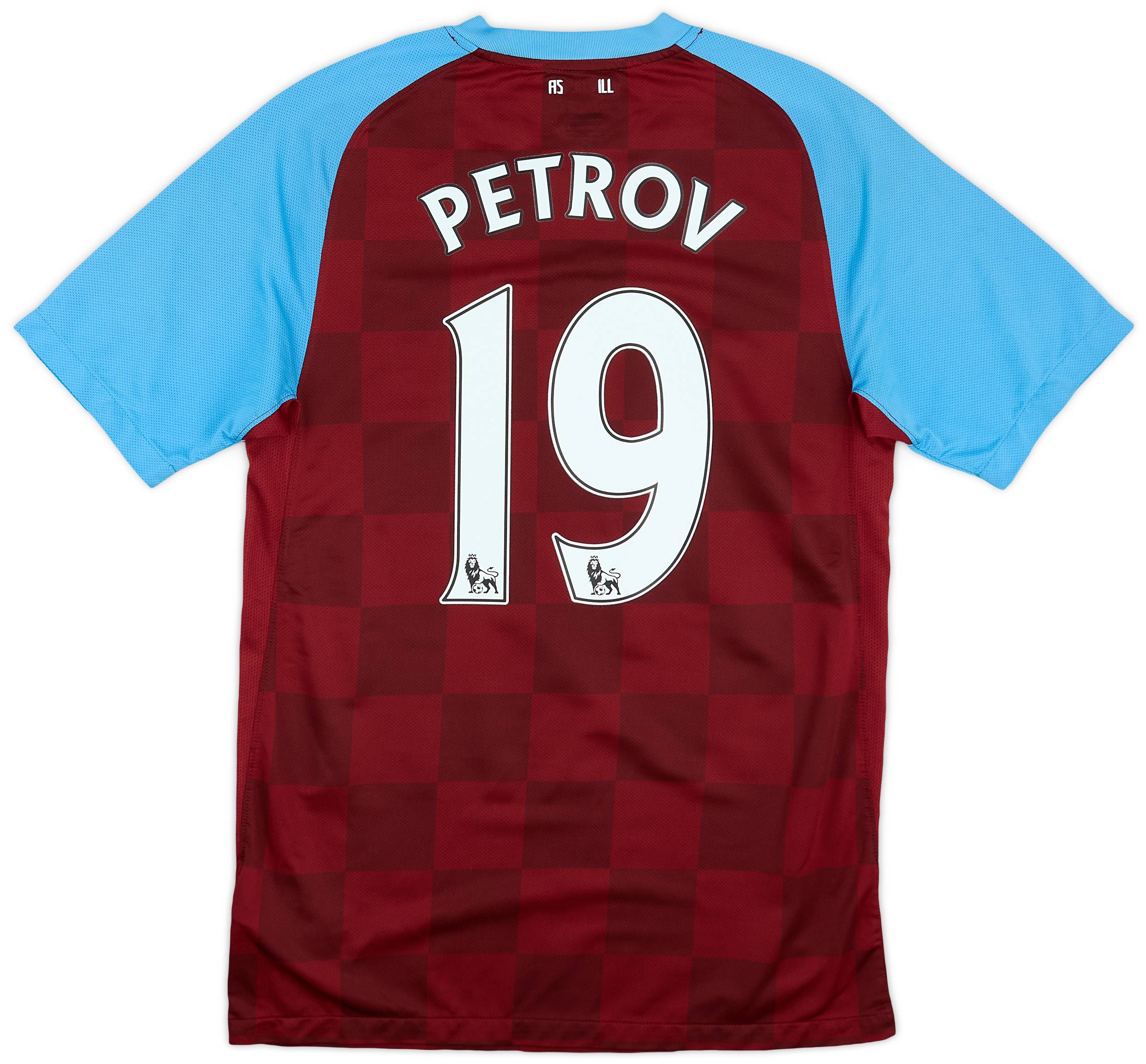 2011-12 Aston Villa Home Shirt Petrov #19 - 6/10 - (M)