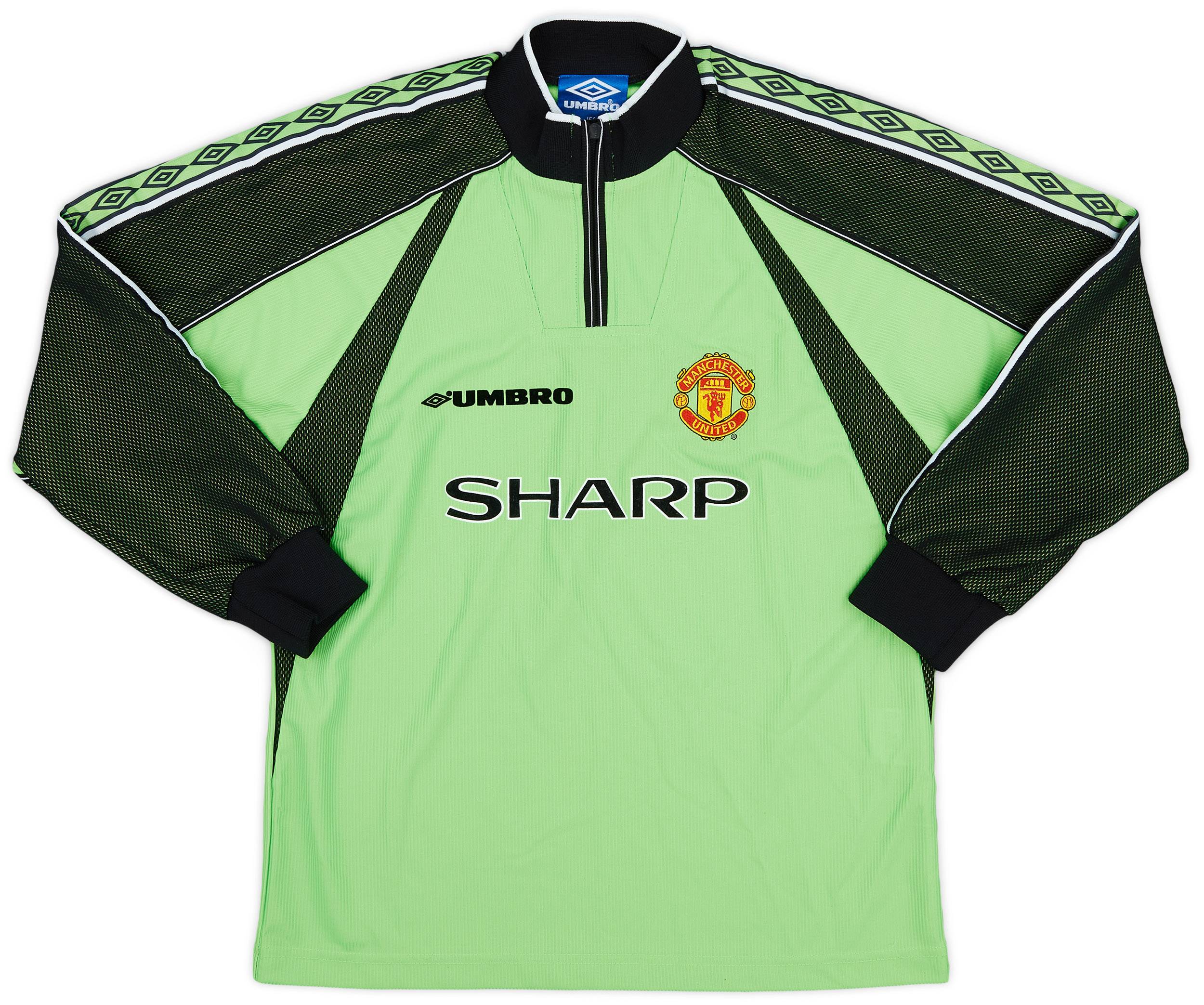 1998-99 Manchester United GK Shirt - 8/10 - (L.Boys)