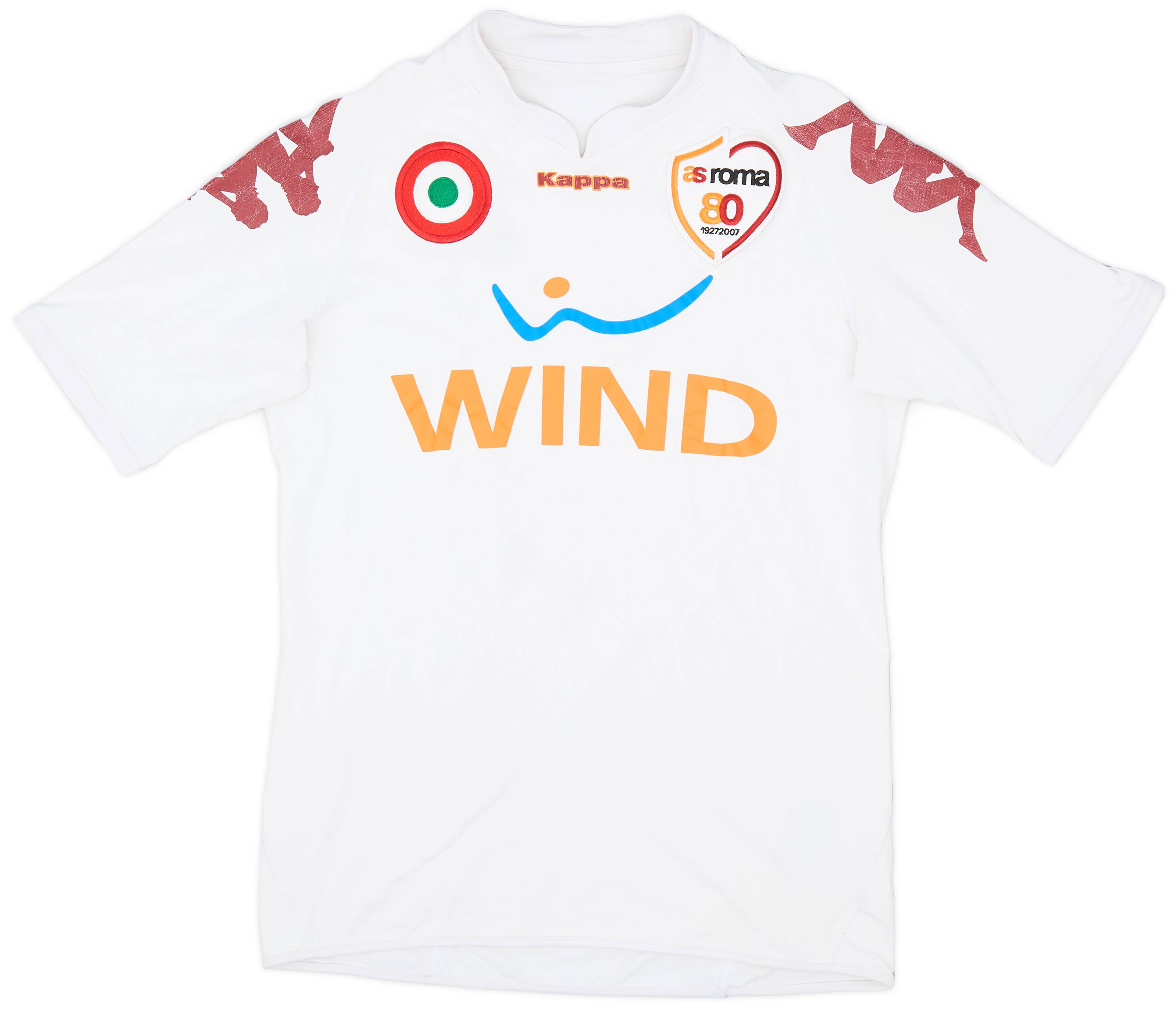 2007-08 Roma Away Shirt - 6/10 - (S)