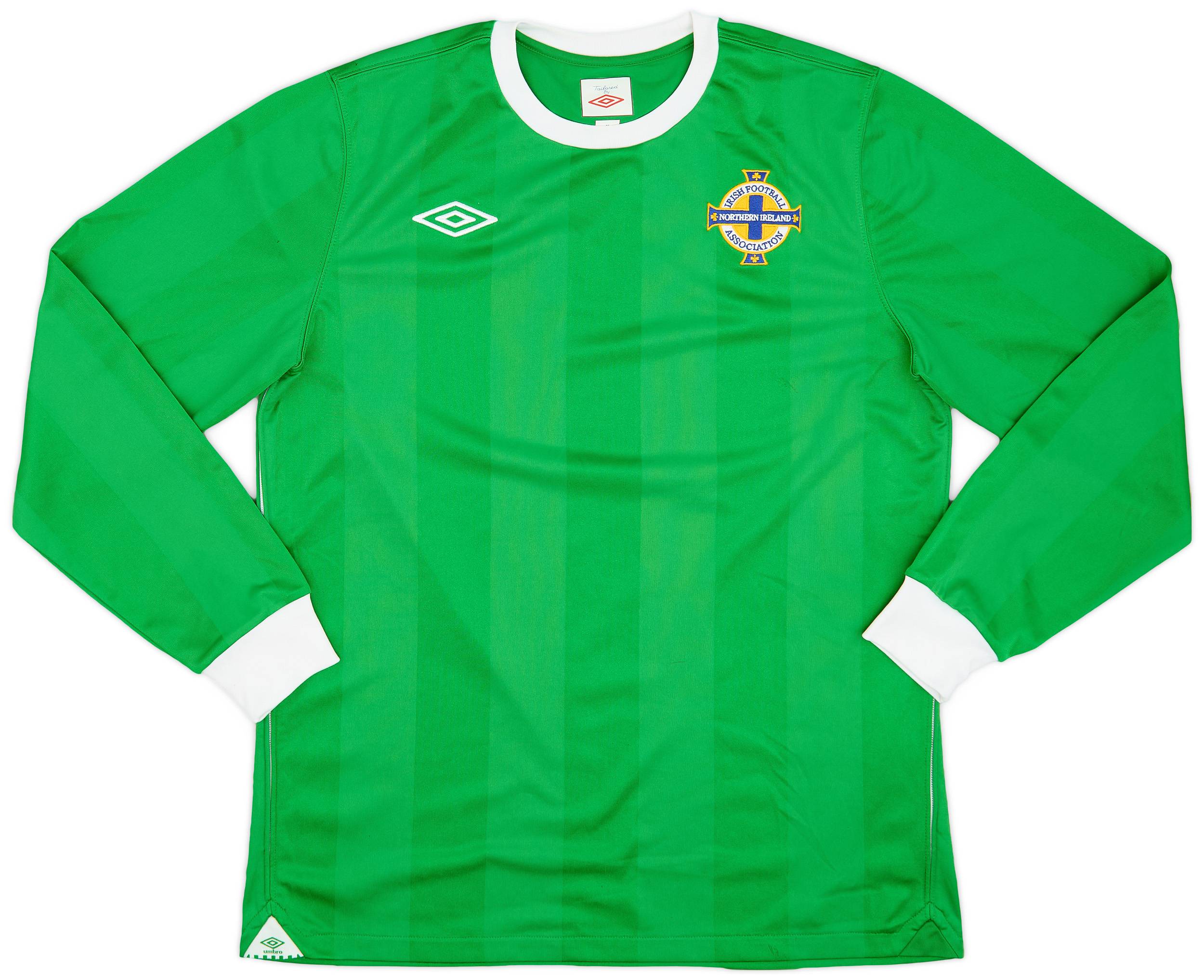 2010-12 Northern Ireland Home L/S Shirt - 9/10 - (M)