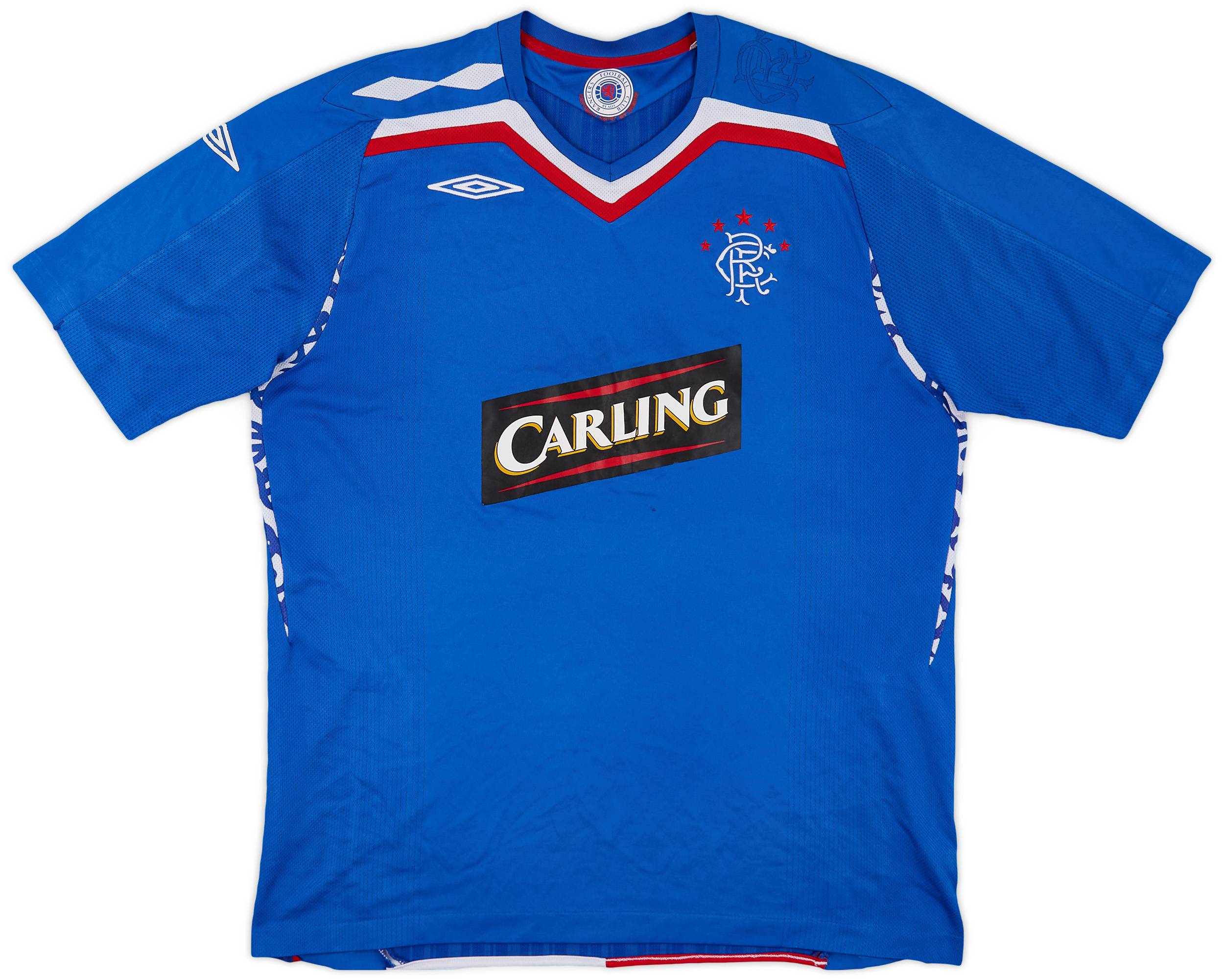 2007-08 Rangers Home Shirt - 6/10 - (XL)