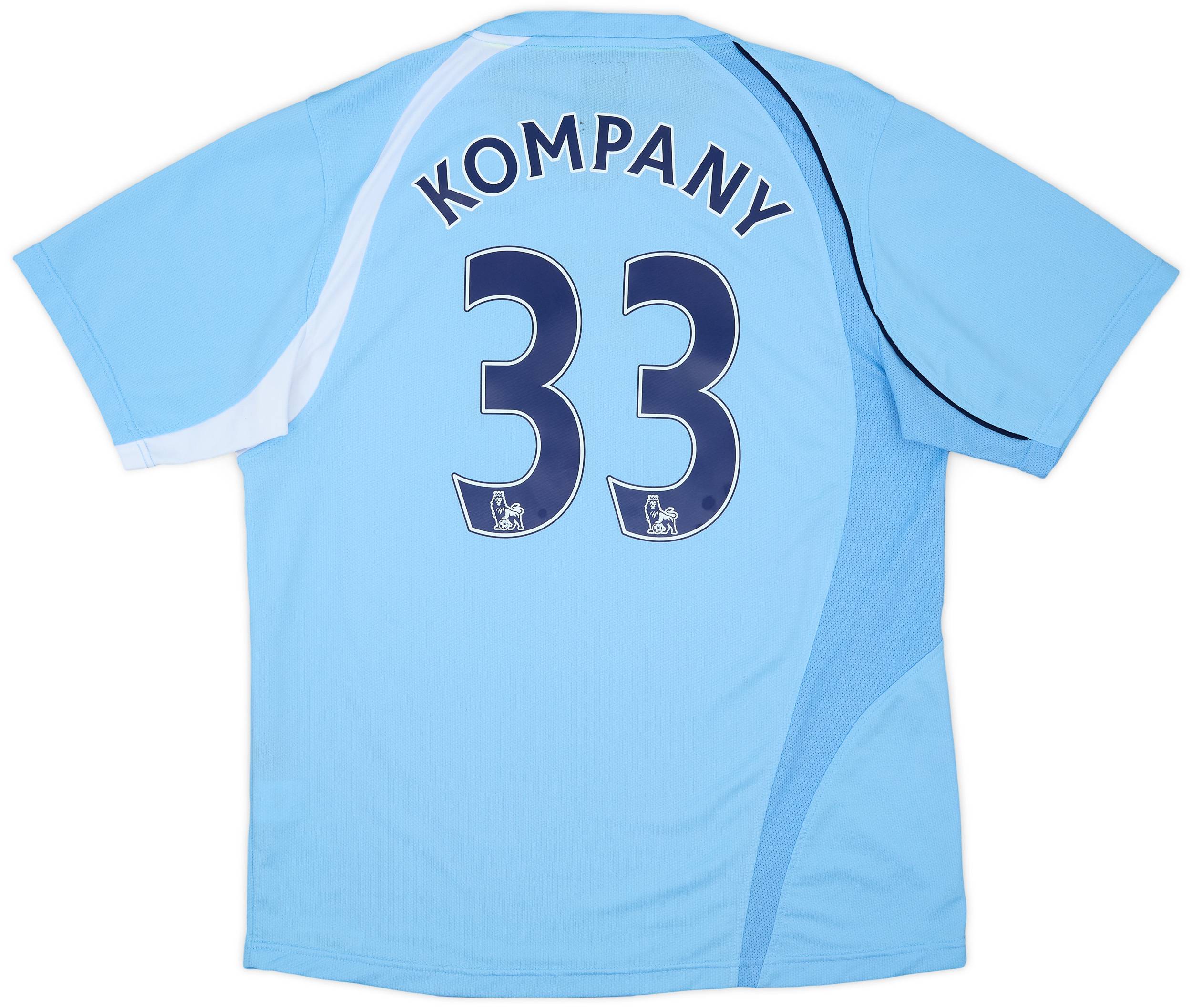 春のコレクション 2008-09 (XL) - 7/10 - #33 Kompany Shirt Home City Manchester ウェア