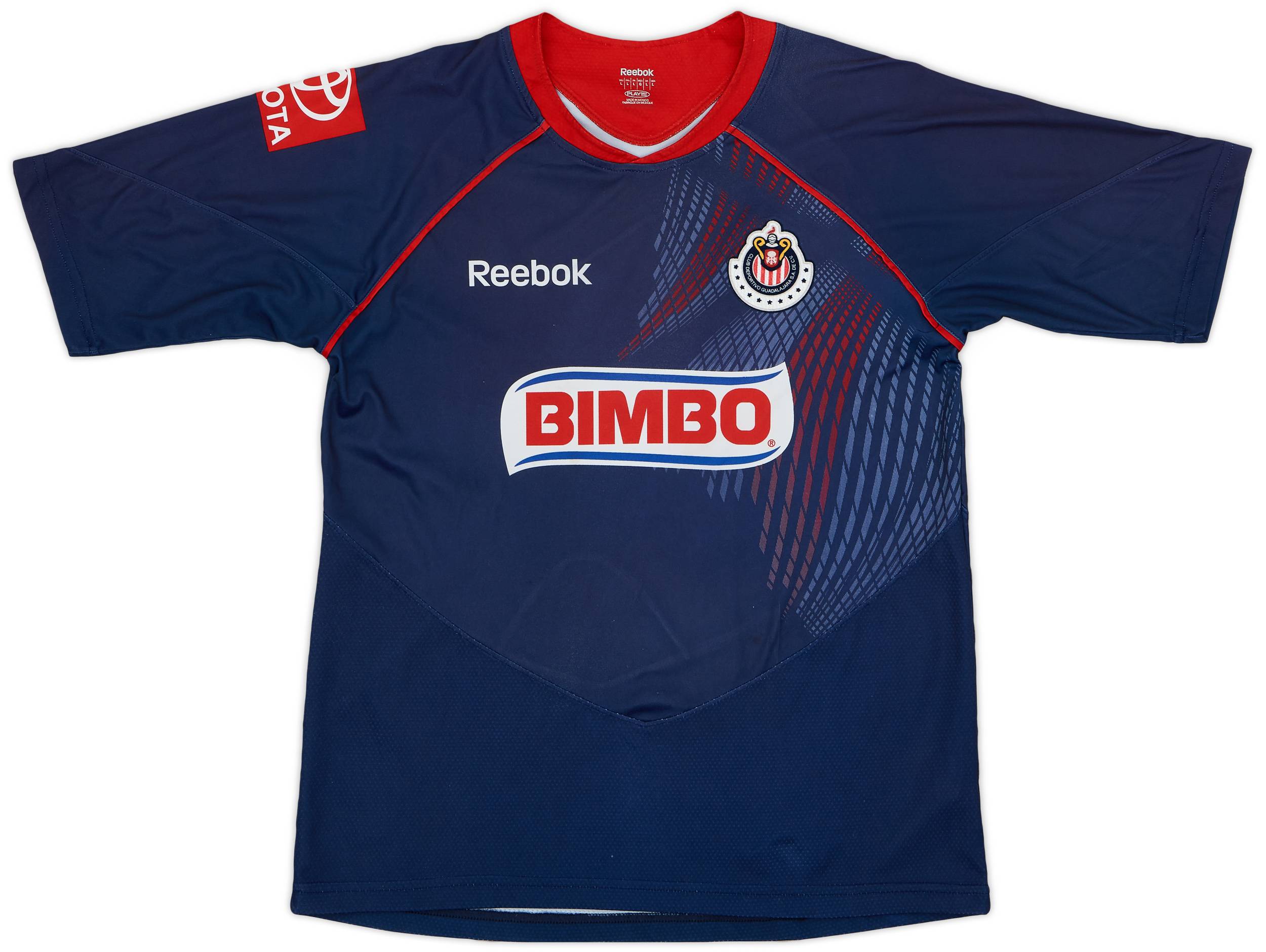 2005 06 Chivas de Guadalajara Reebok Training Shirt 7 10 L
