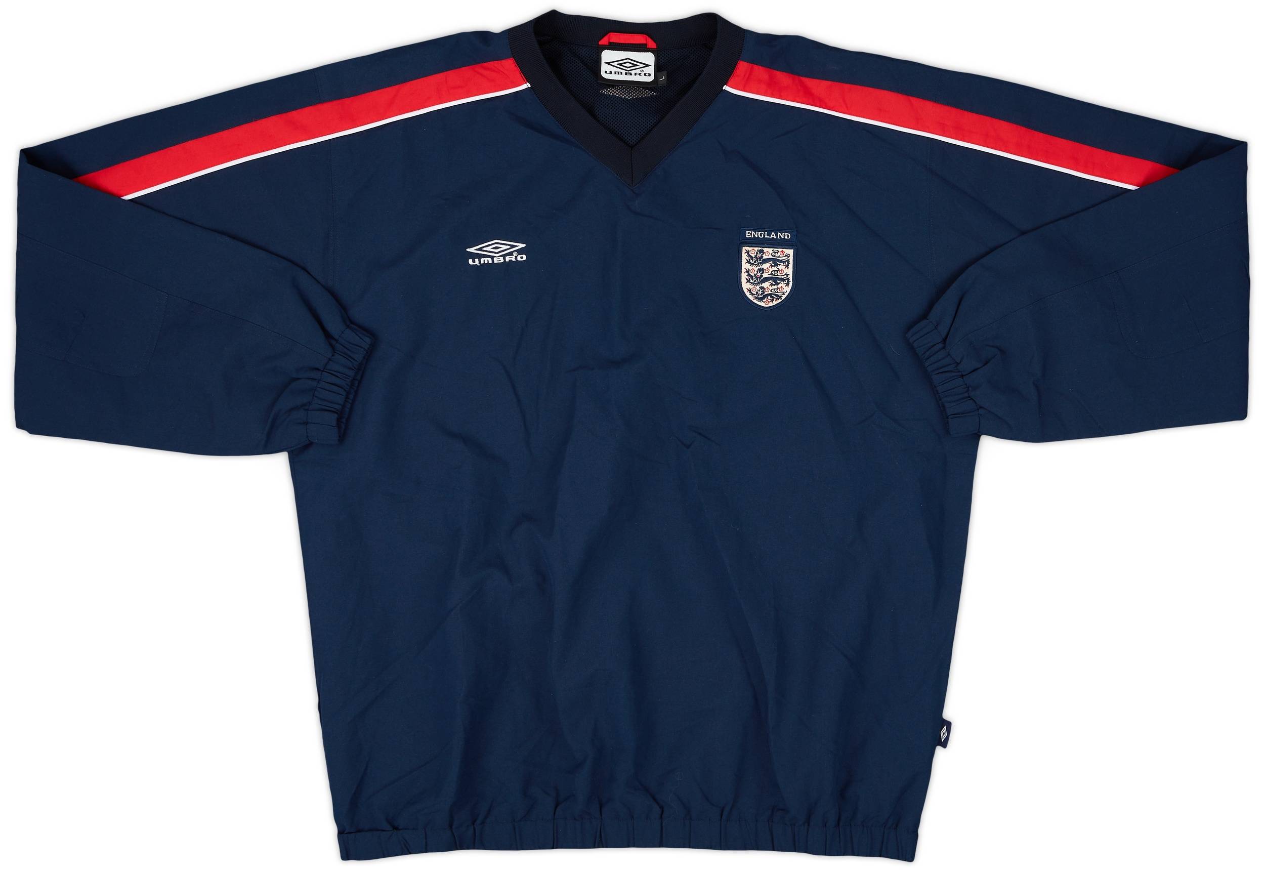 2000-02 England Umbro Drill Top - 8/10 - (L)