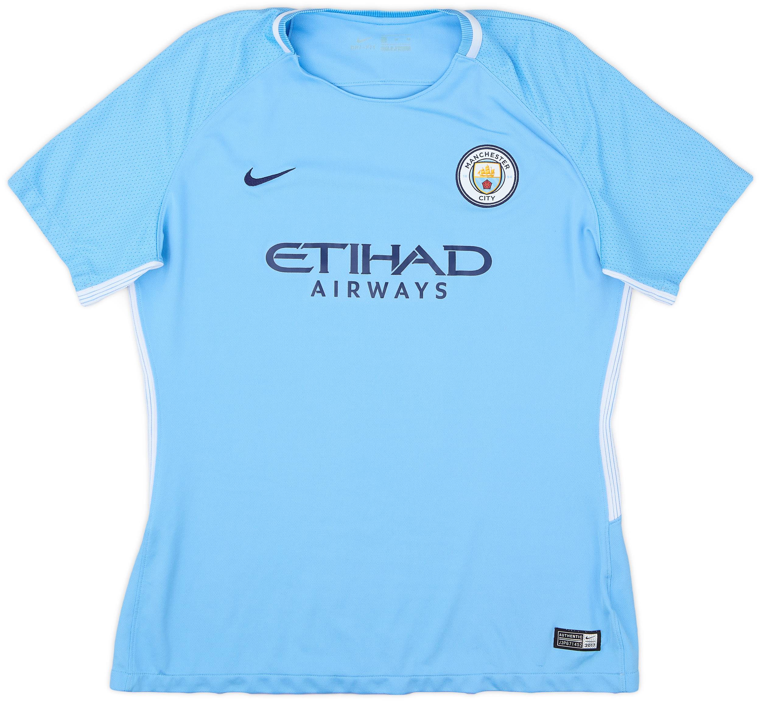 ウェア Manchester City  Uniform 17/18 2017-18 Manchester City Home Shirt - 8/10 - (Women's XL)