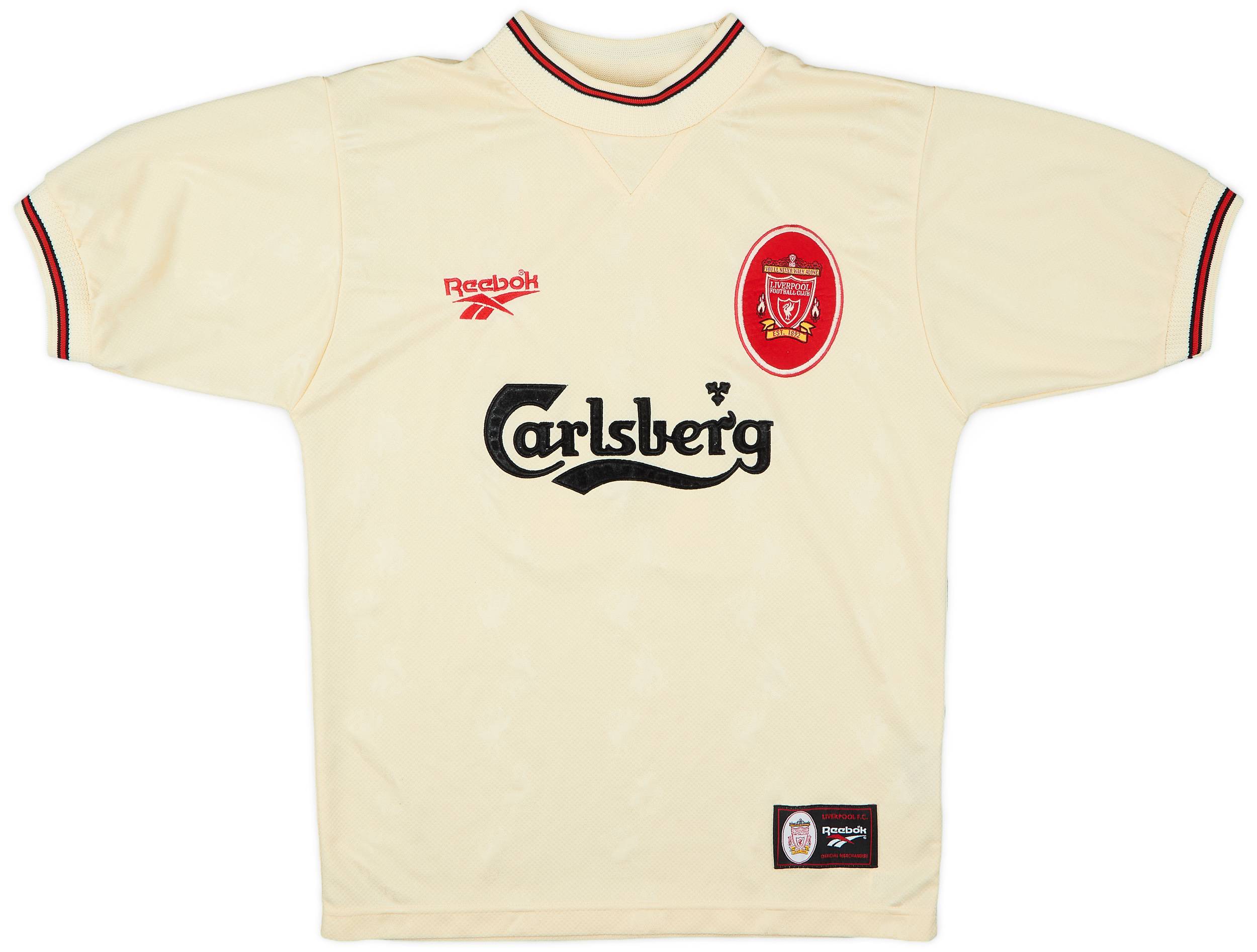 1996-97 Liverpool Away Shirt Owen #10 - 7/10 - (S)