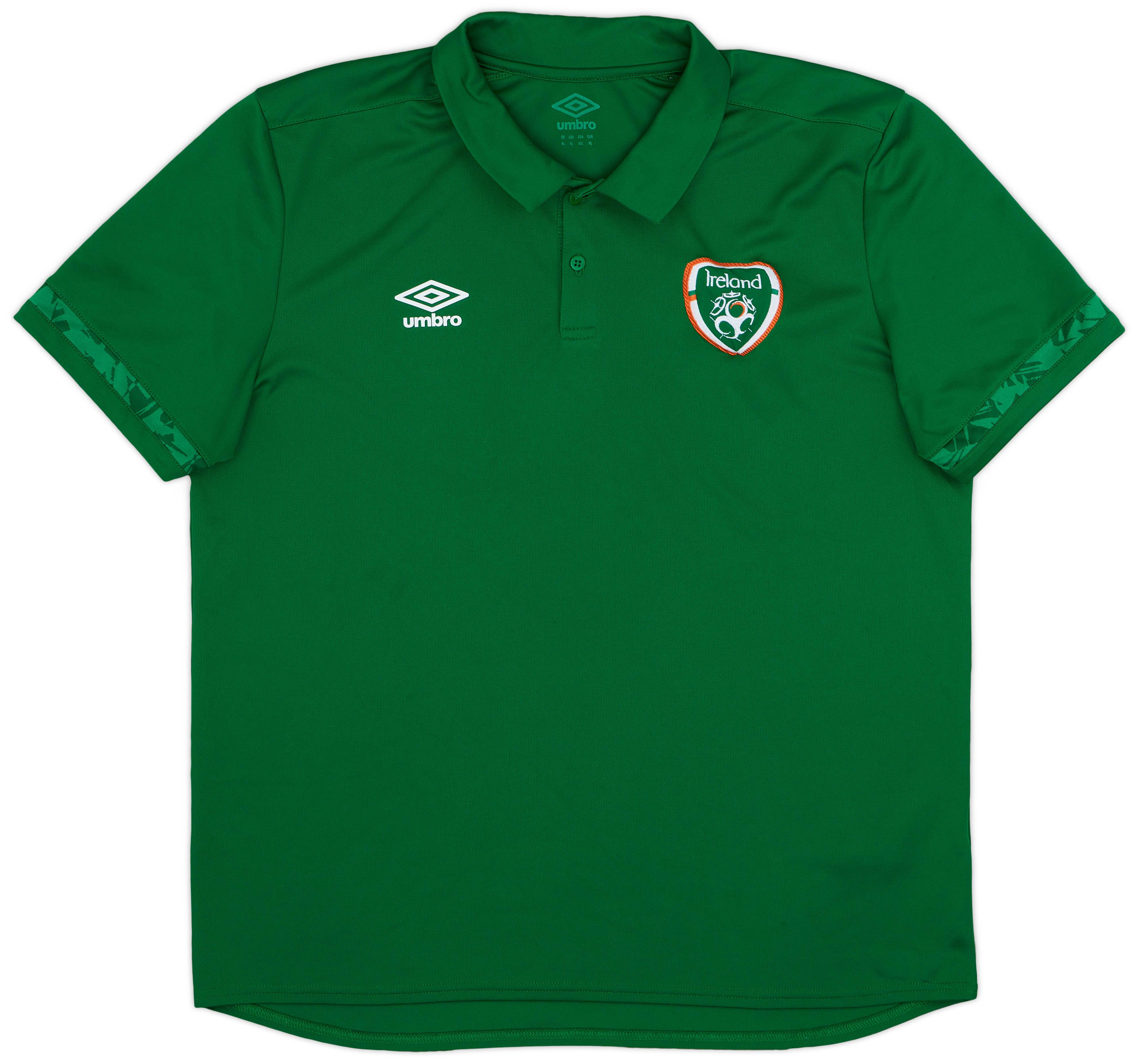 2020-21 Ireland Umbro Polo Shirt - 9/10 - (XL)