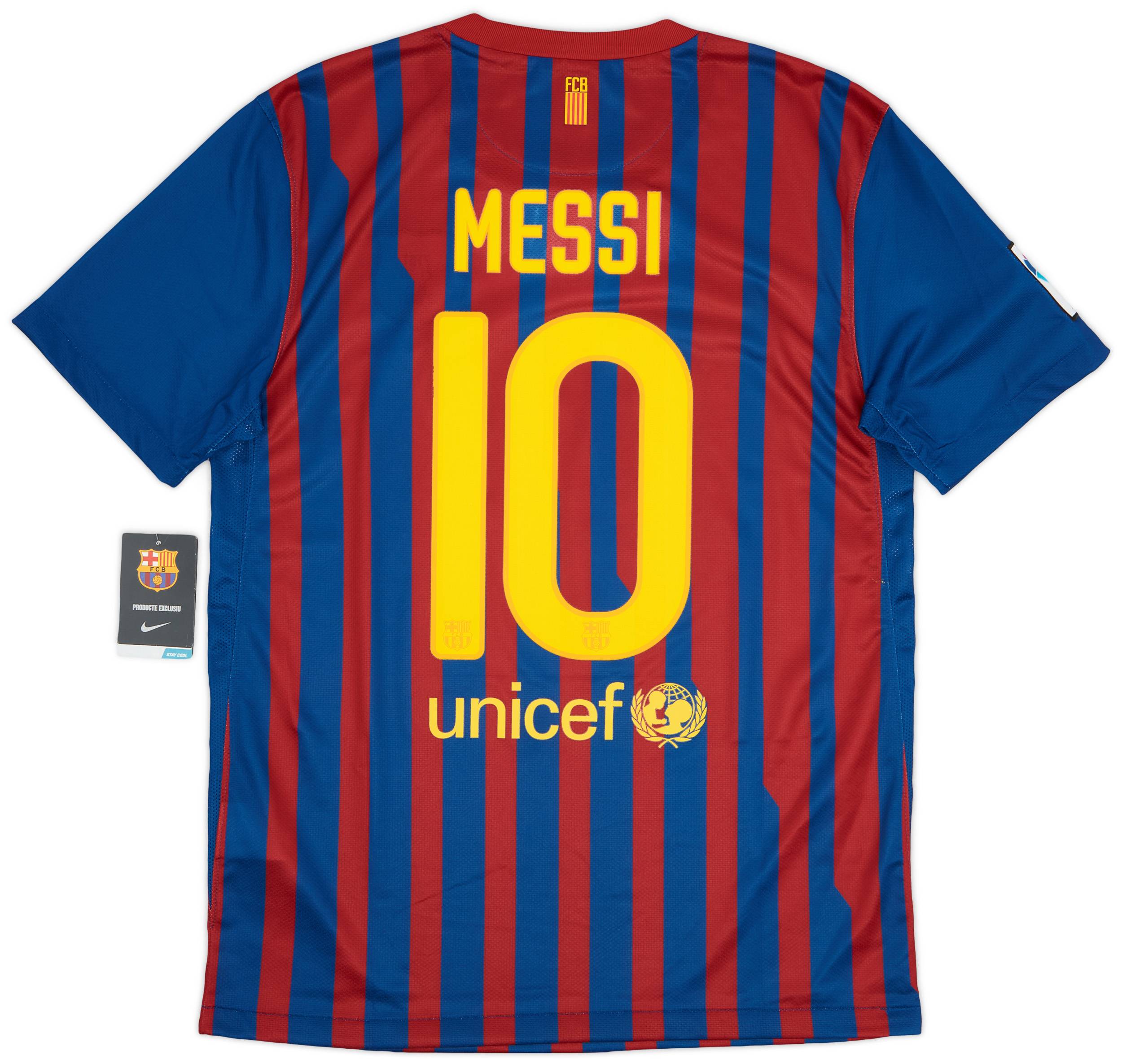 2011-12 Barcelona Home Shirt Messi #10 (M)
