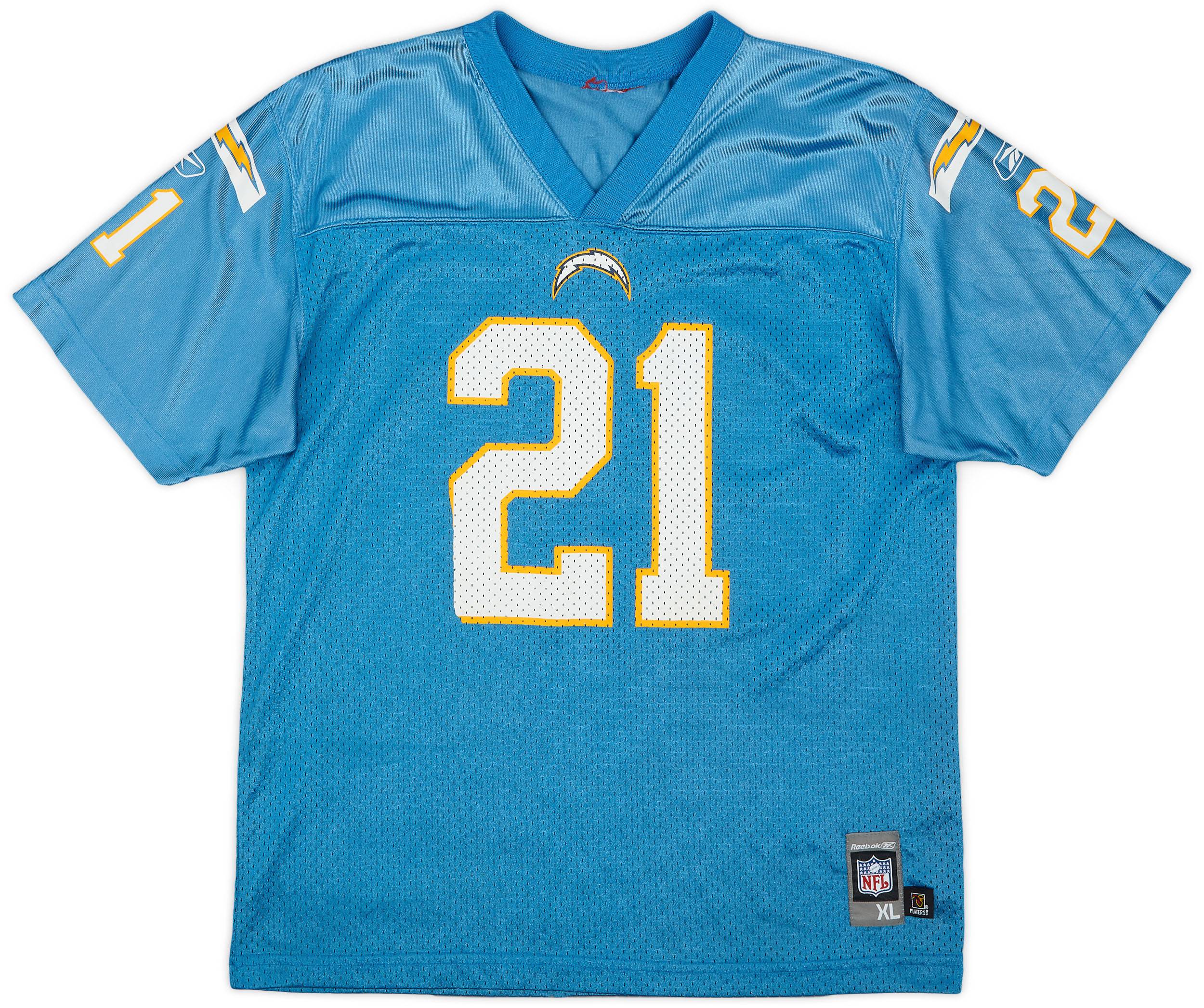 2005-06 San Diego Chargers Tomlinson #21 Reebok Replica Alternate Jersey - 8/10 - (XL.Boys)