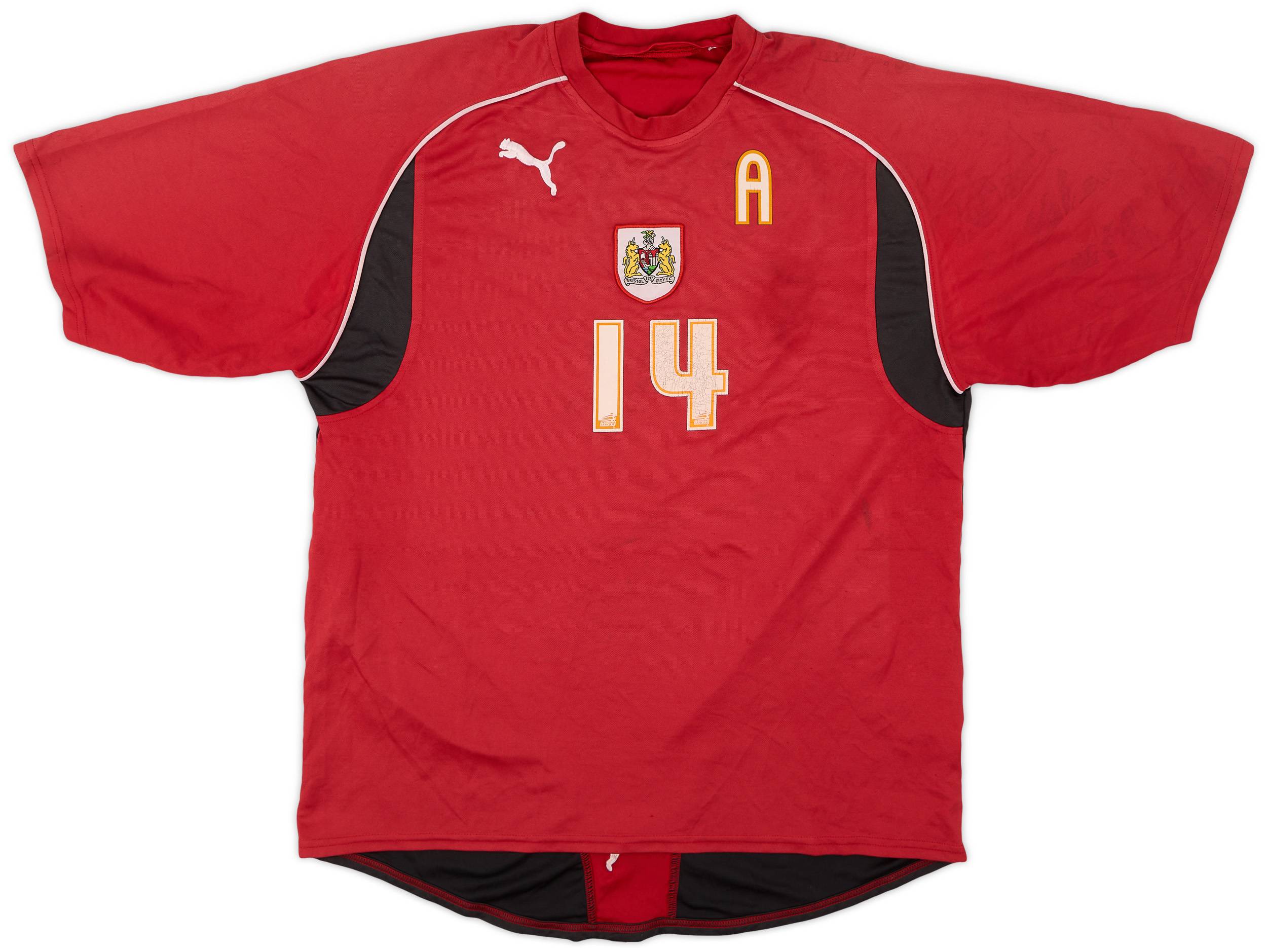 2006-07 Bristol City Player Issue Puma Training Shirt #14