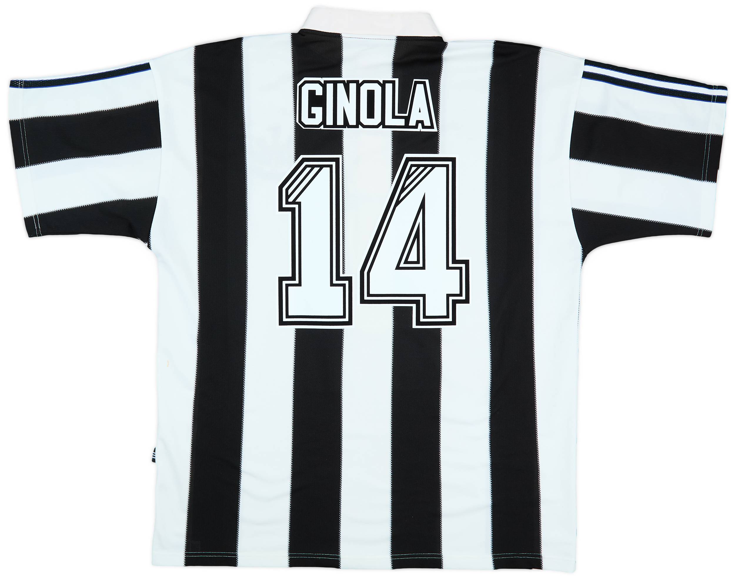 1995-97 Newcastle Home Shirt Ginola #14 - 6/10 - (XL)