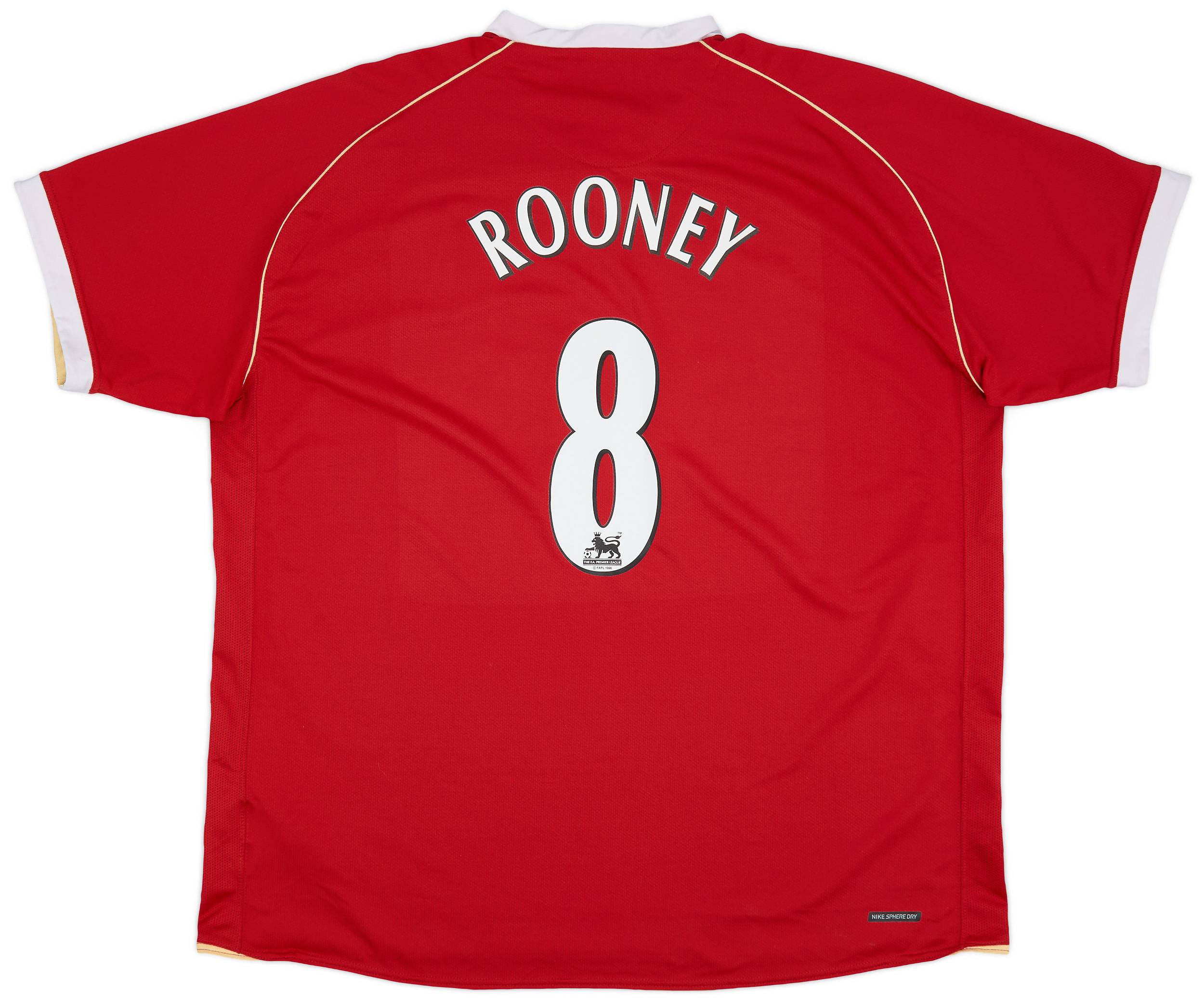 2006-07 Manchester United Home Shirt Rooney #8 - 8/10 - (3XL)