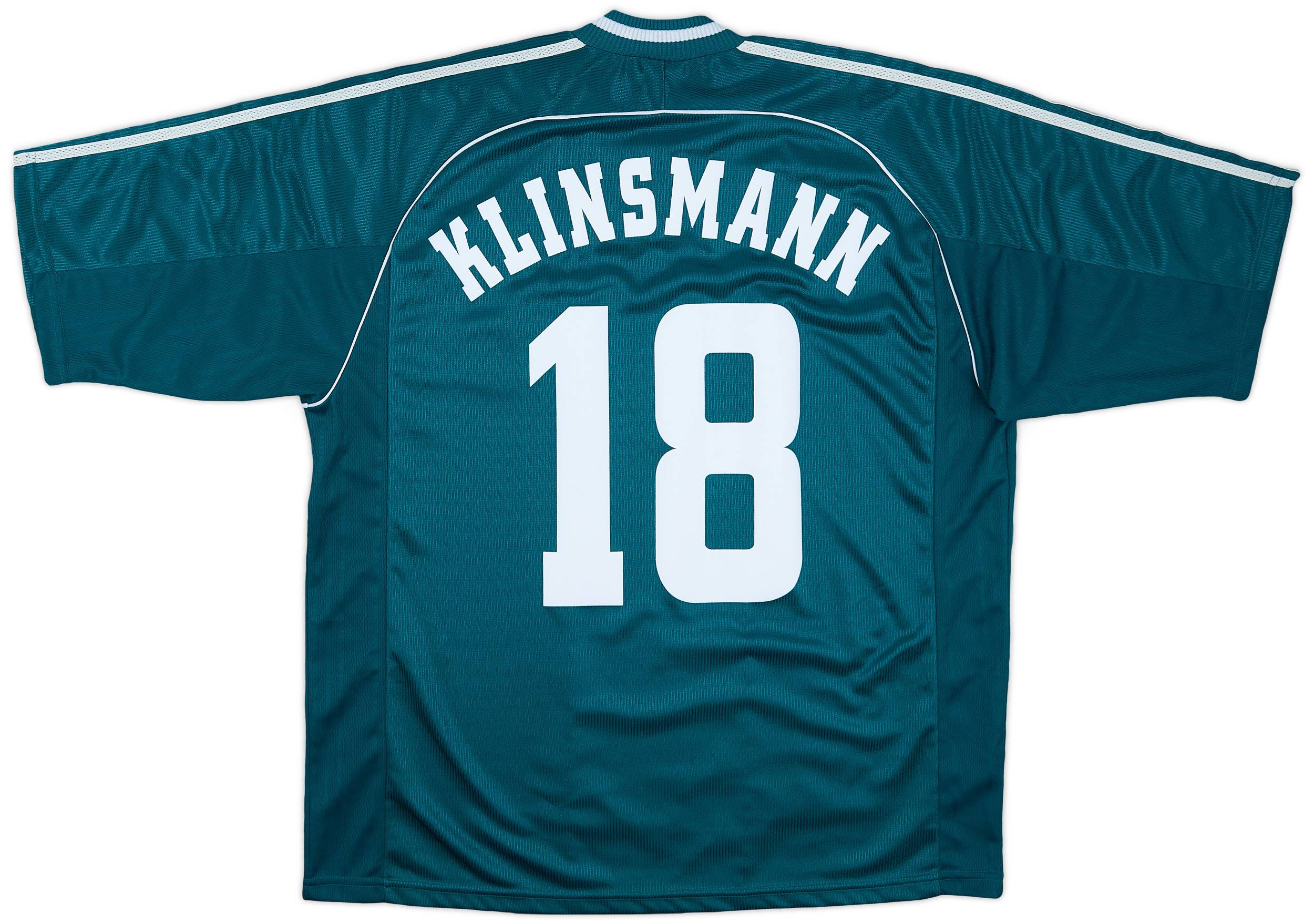 1998-00 Germany Away Shirt Klinsmann #18 (L)
