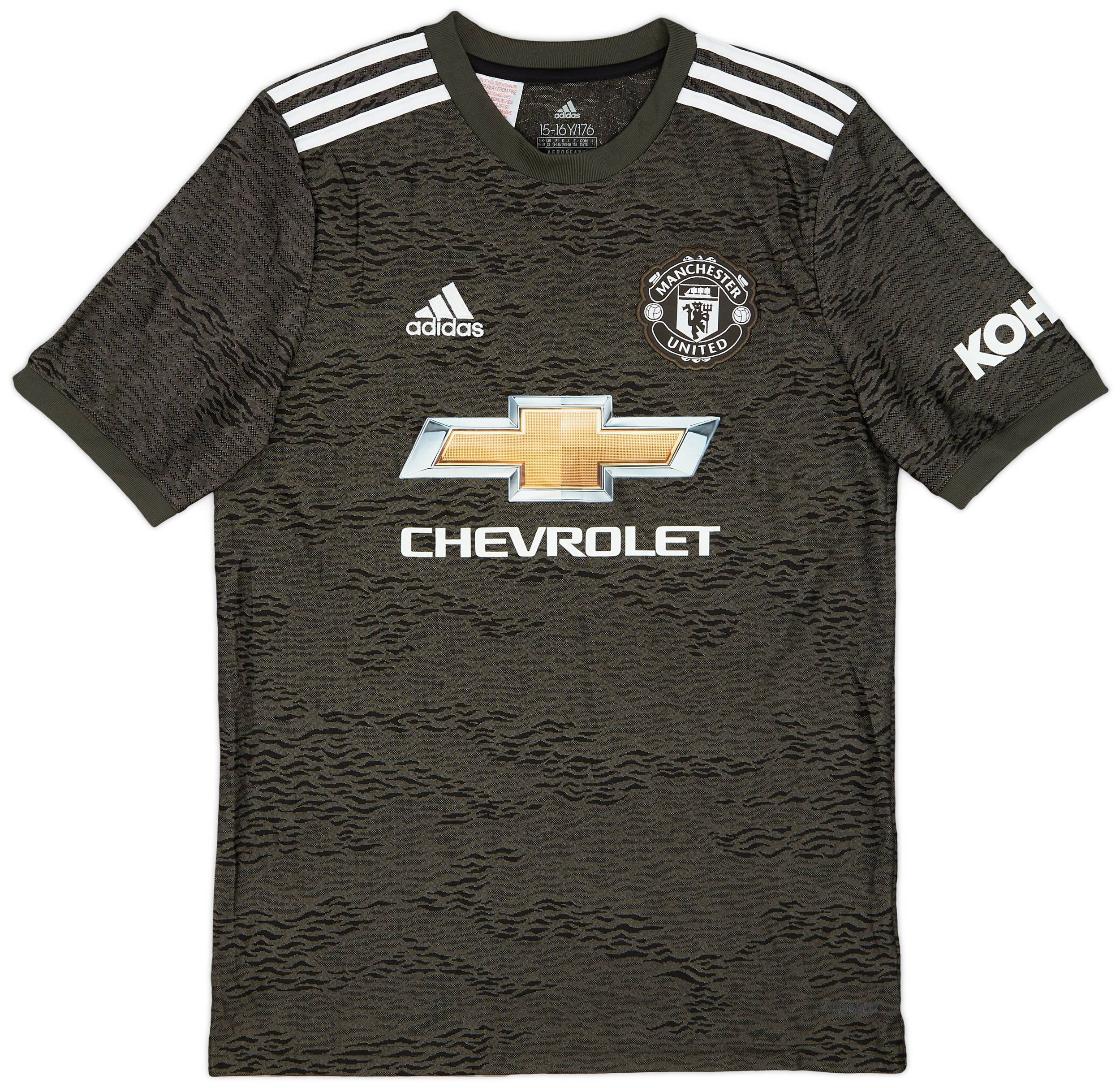 2020-21 Manchester United Away Shirt - 10/10 - (XL.Boys)
