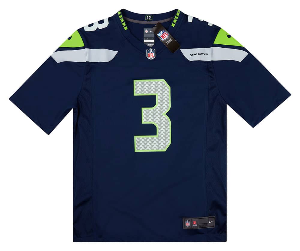 2016 21 Seattle Seahawks Wilson 3 Nike Game Jersey Home M W Tags