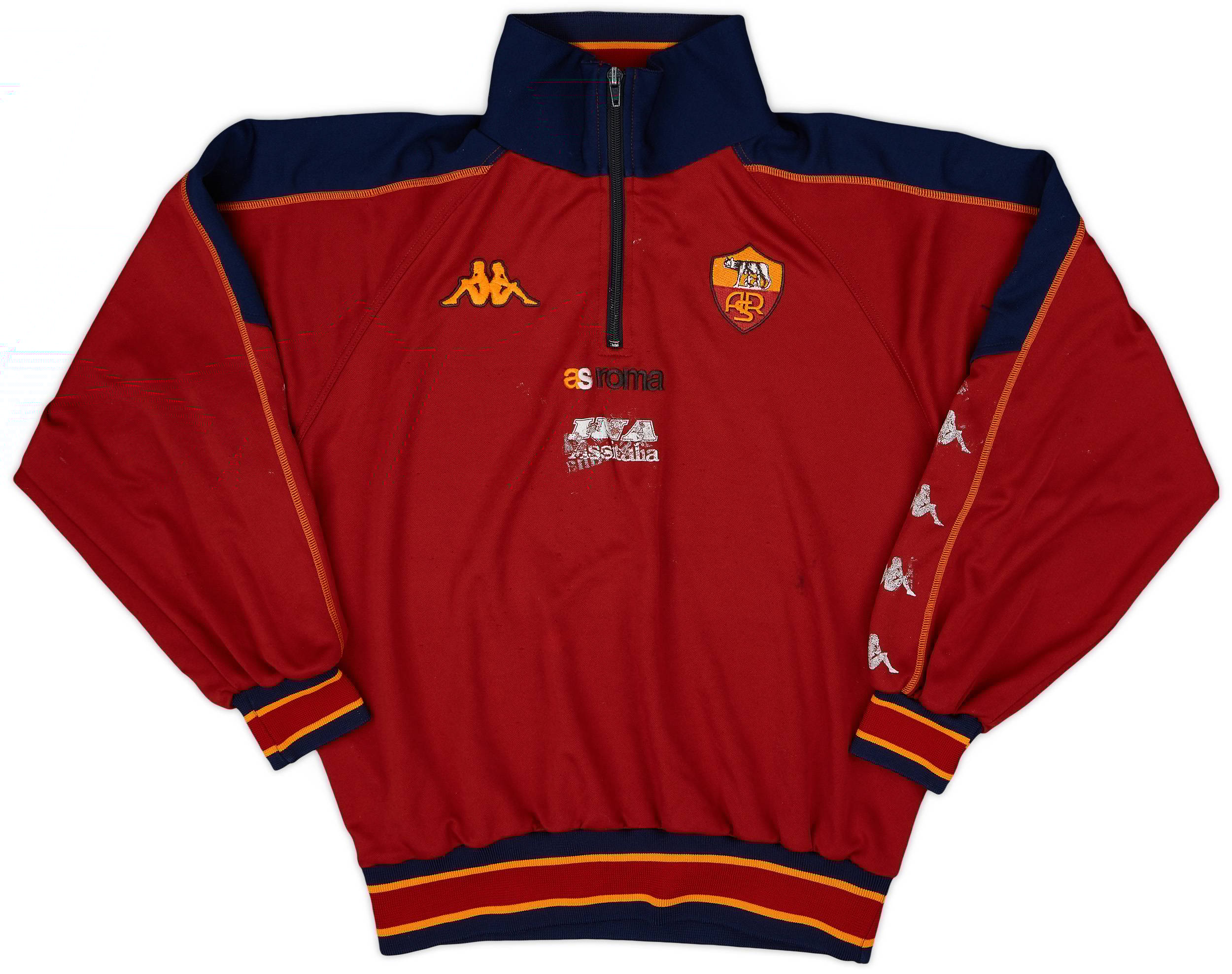 2000-01 Roma Kappa 1/4 Zip Drill Top - 4/10 - (S)