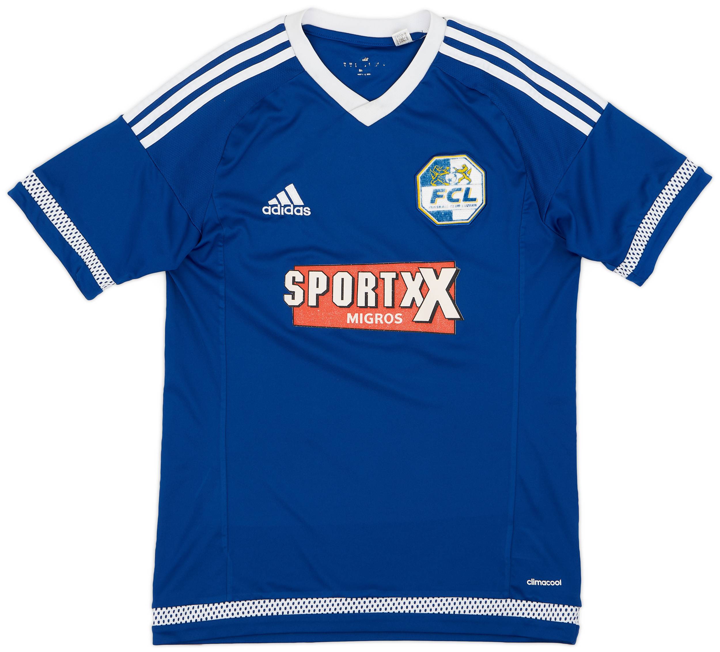 2015-16 FC Luzern Home Shirt #17 - 8/10 - (S)