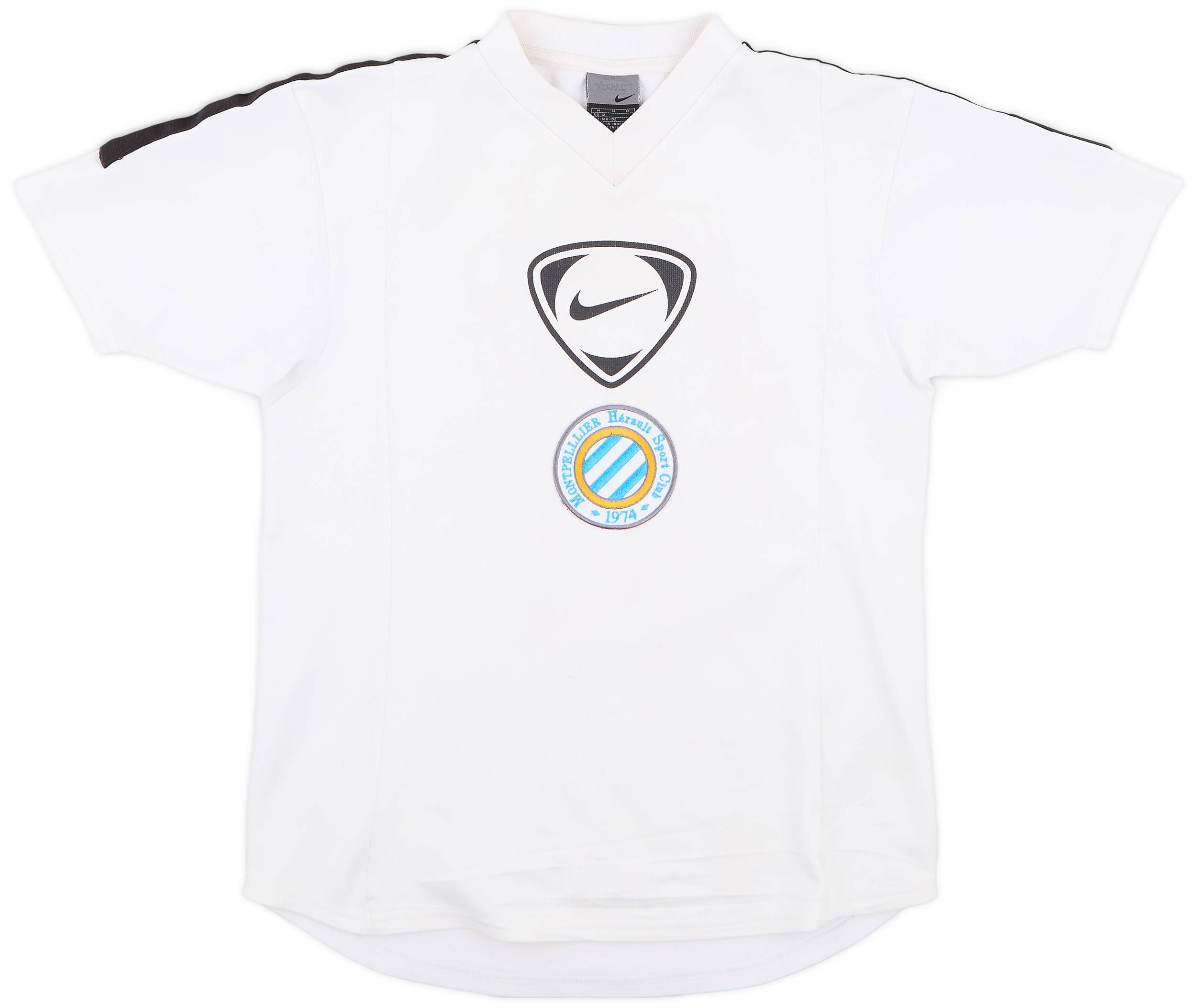 2002 03 Montpellier Nike Training Shirt 7 10 M.Boys