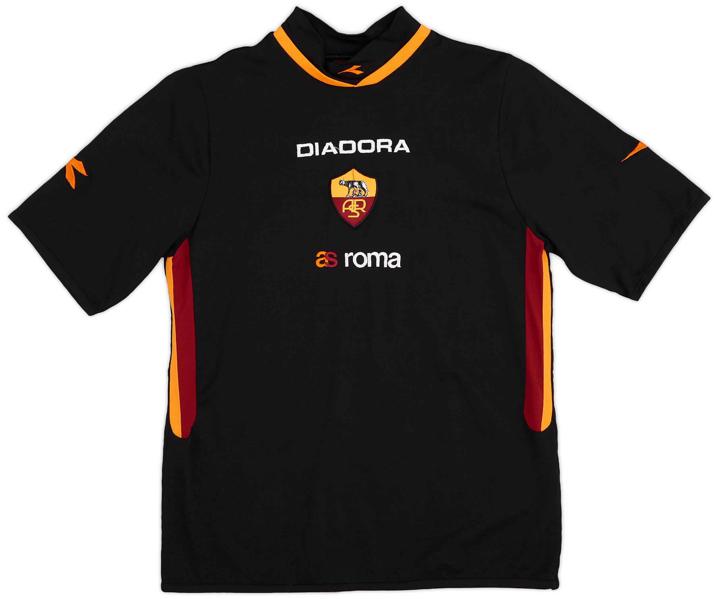 2003-04 Roma Diadora Training Shirt - 9/10 - (S)
