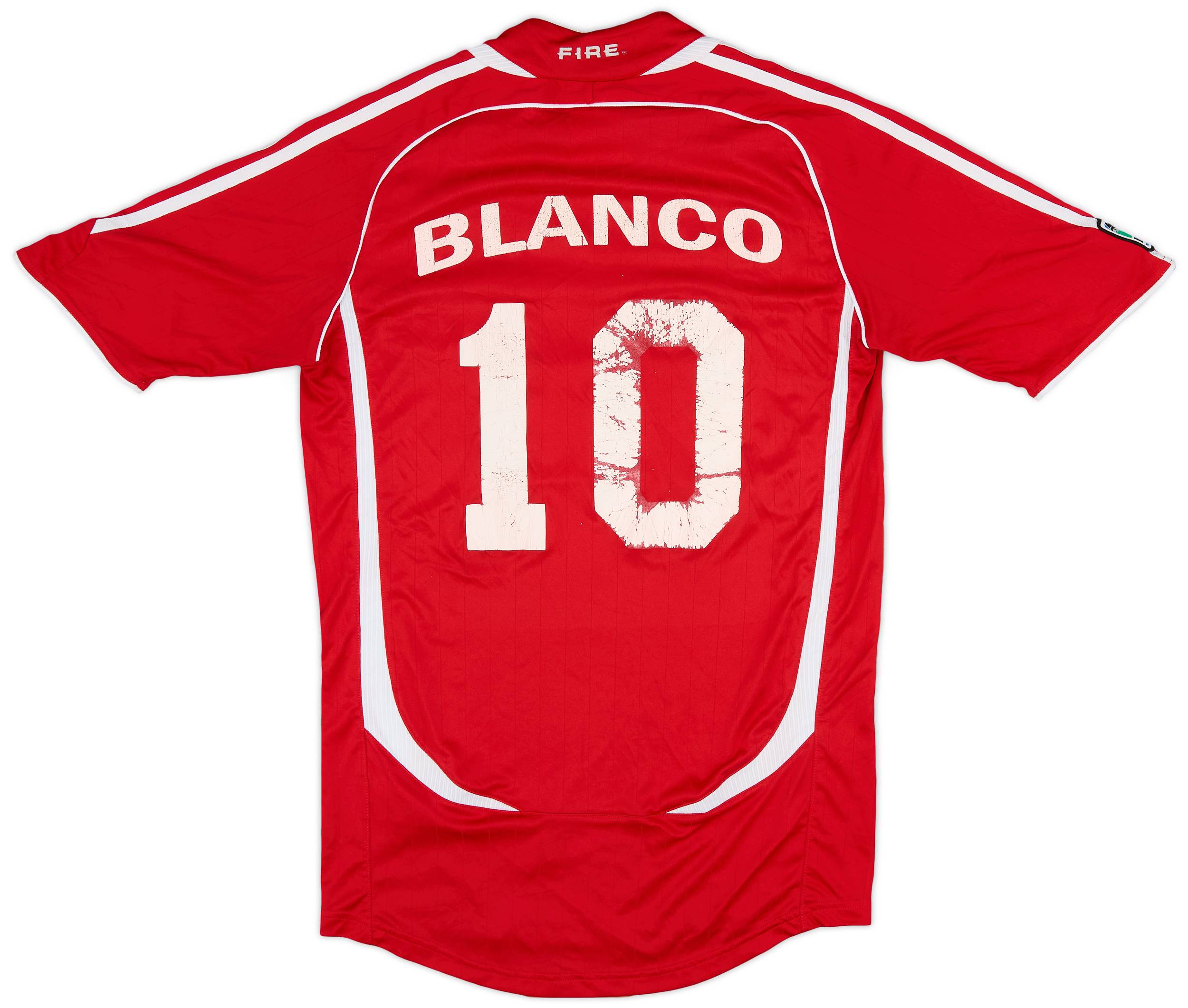 2006-07 Chicago Fire Home Shirt Blanco #10 - 5/10 - (S)