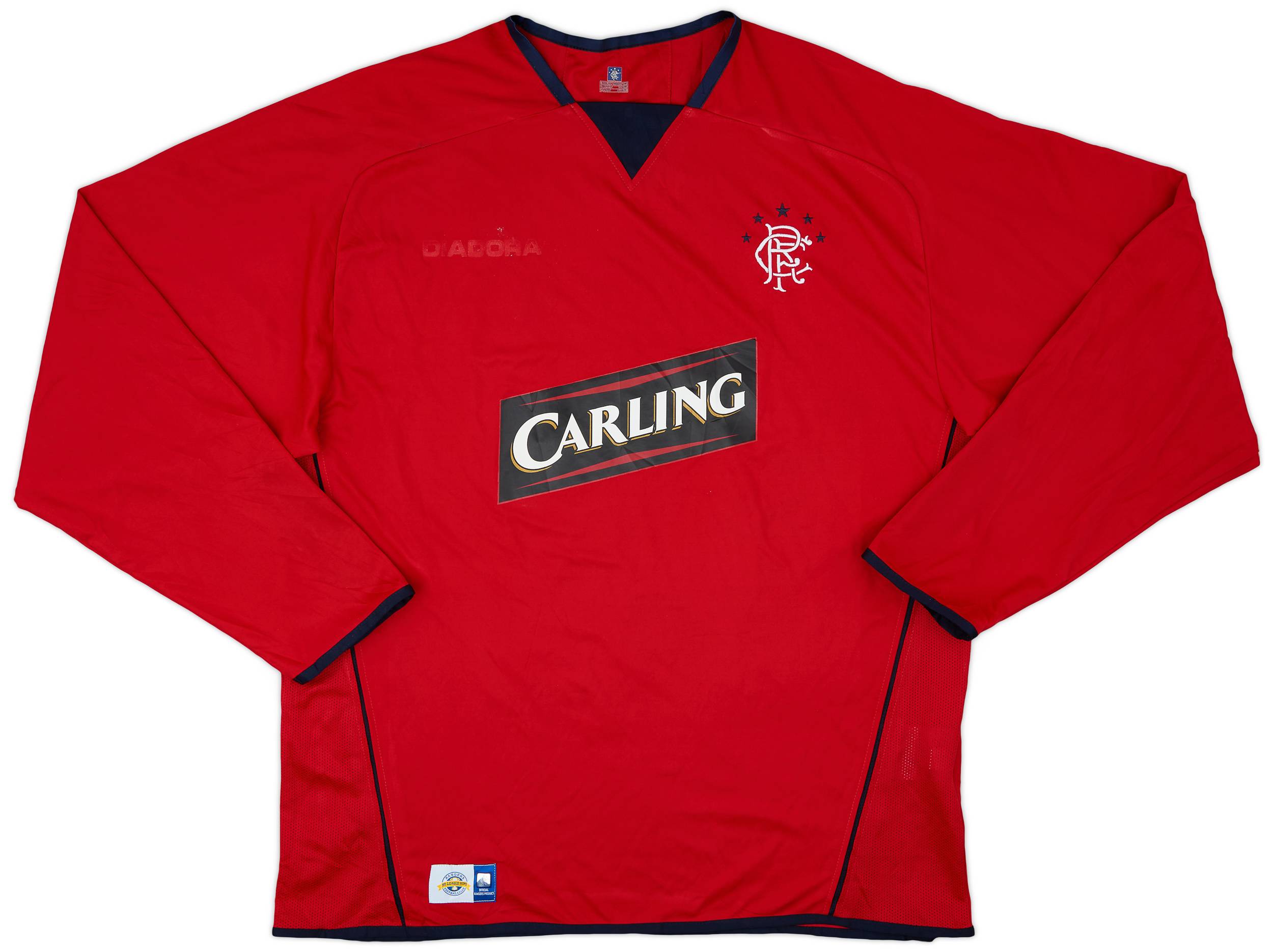 2004-05 Rangers Third L/S Shirt - 4/10 - (XL)