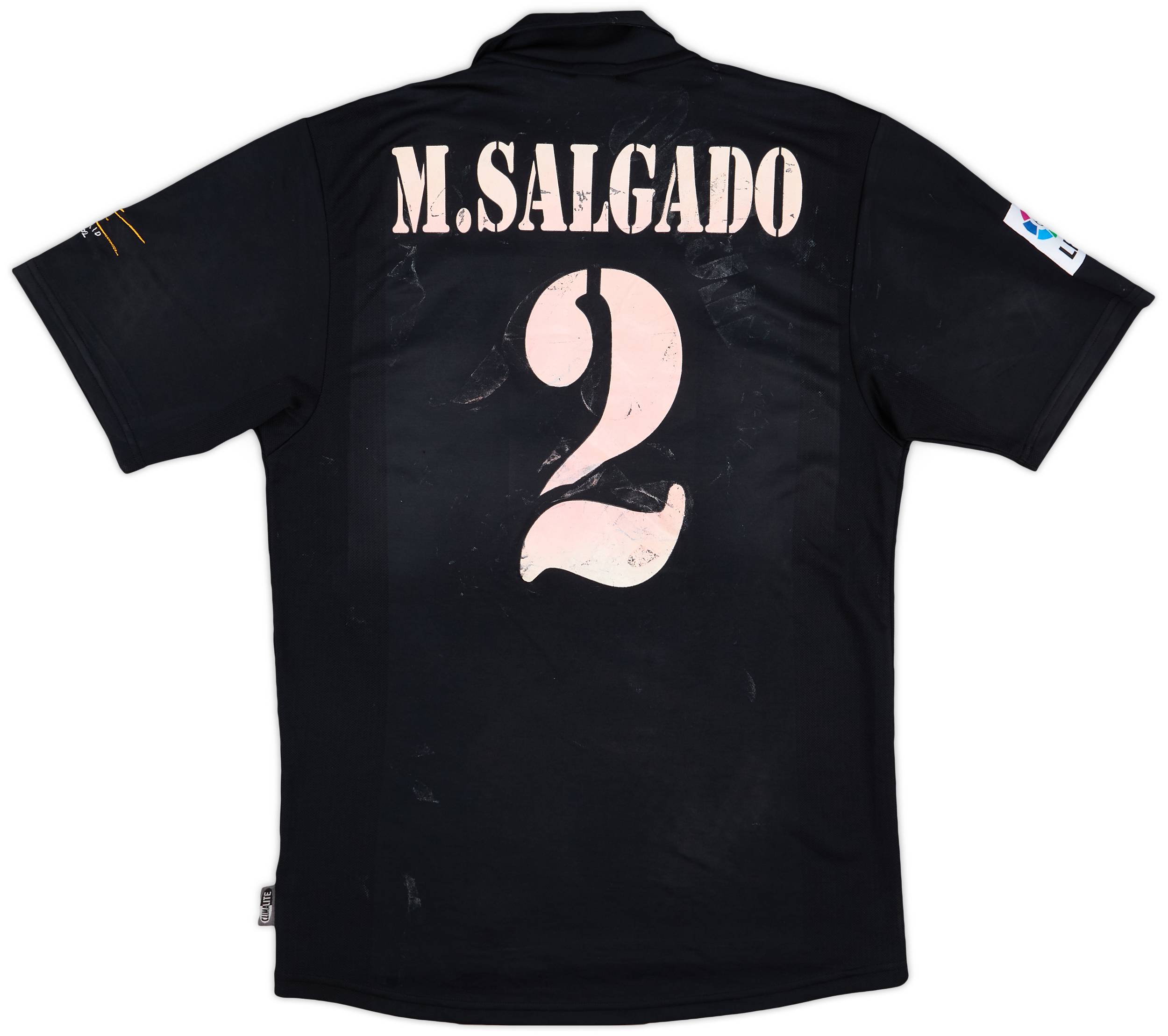 2002-03 Real Madrid Centenary Away Shirt M.Salgado #2 - 4/10