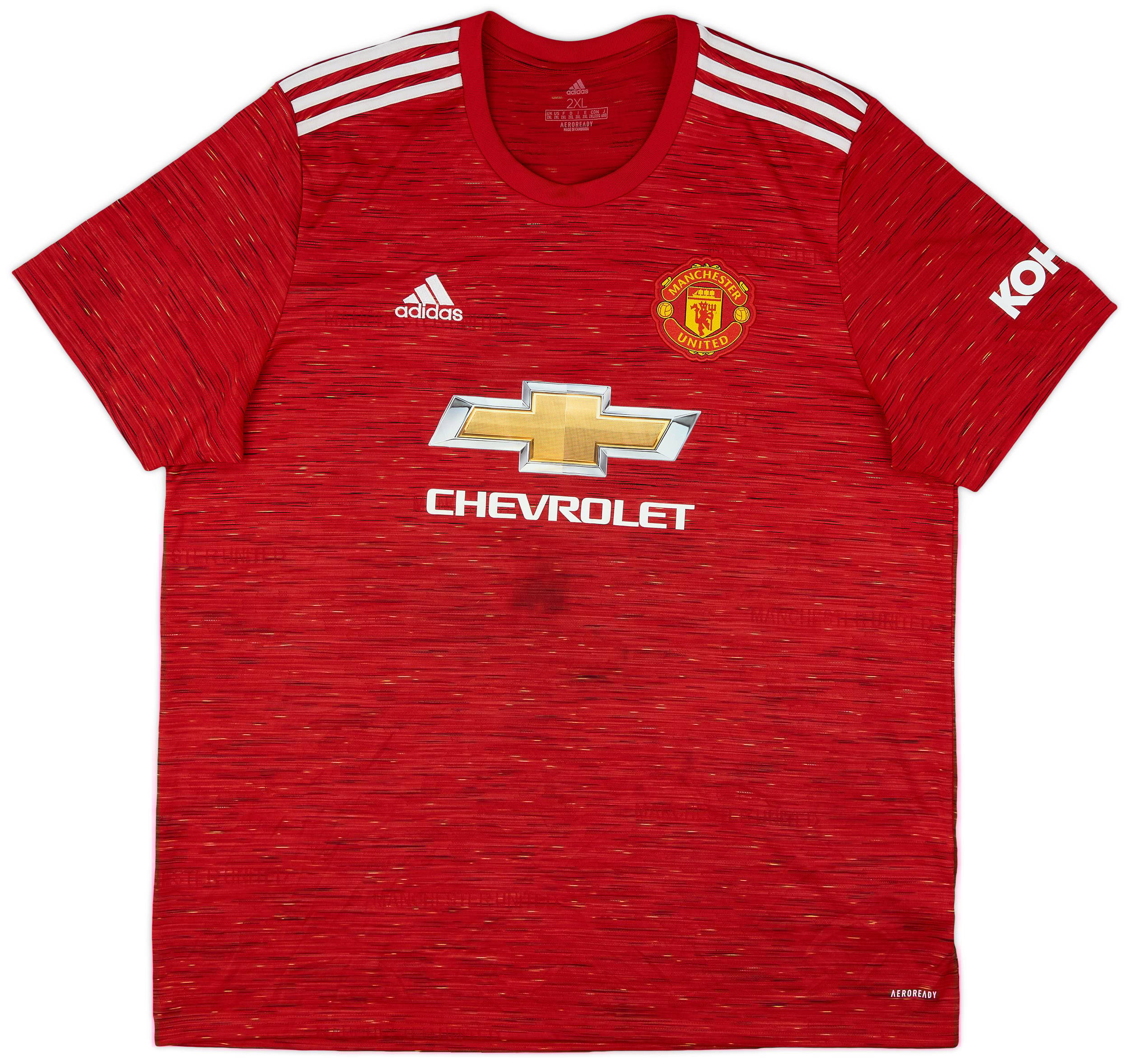 2020-21 Manchester United Home Shirt - 6/10 - (XXL)