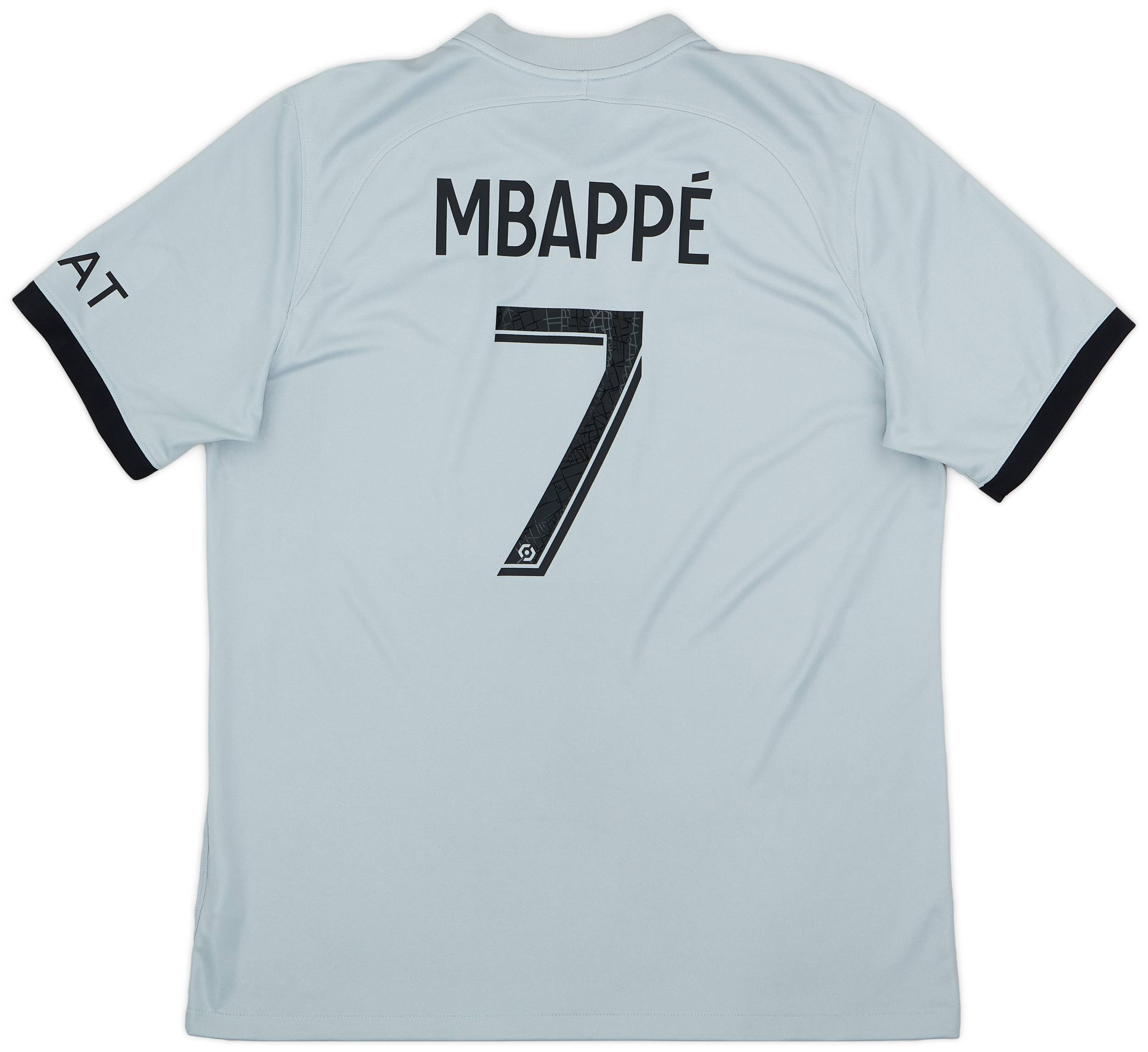 2022-23 Paris Saint-Germain Away Shirt Mbappe #7 - 9/10 - (L)