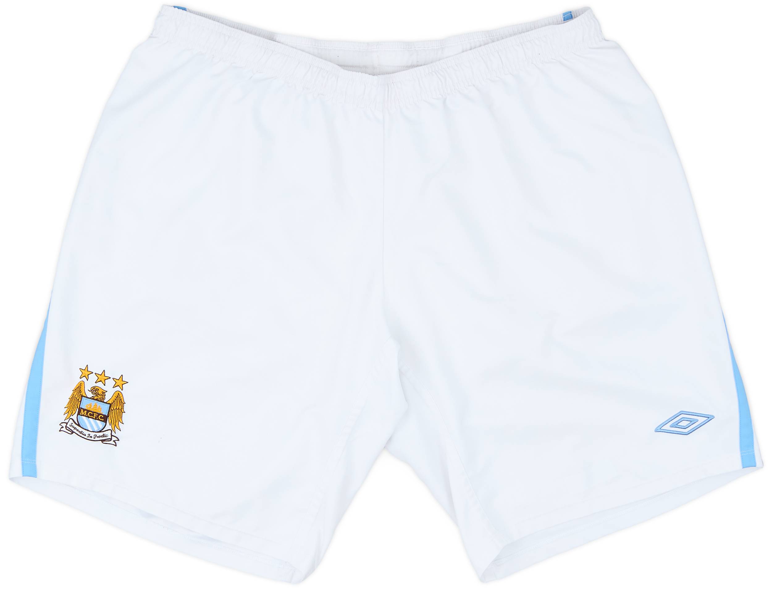 2009-10 Manchester City Home Shorts - 7/10 - (3XL)