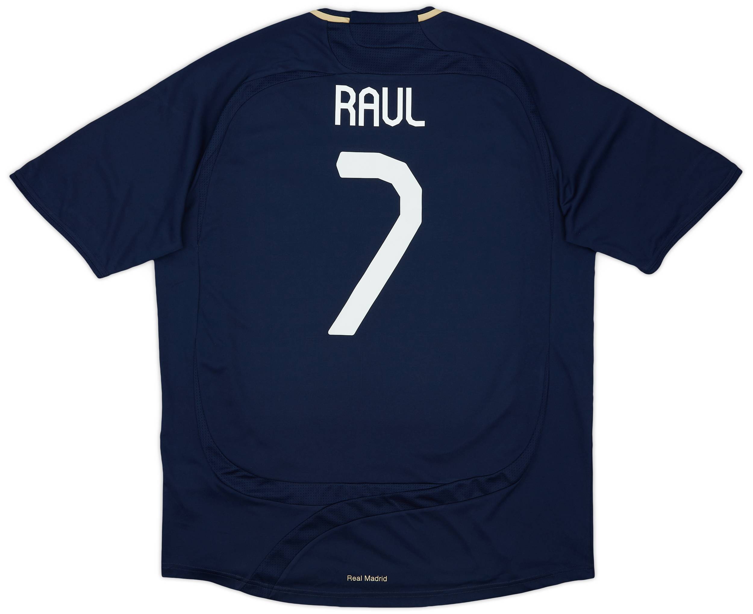 2007-08 Real Madrid Away Shirt Raul #7 - 8/10 - (XL)