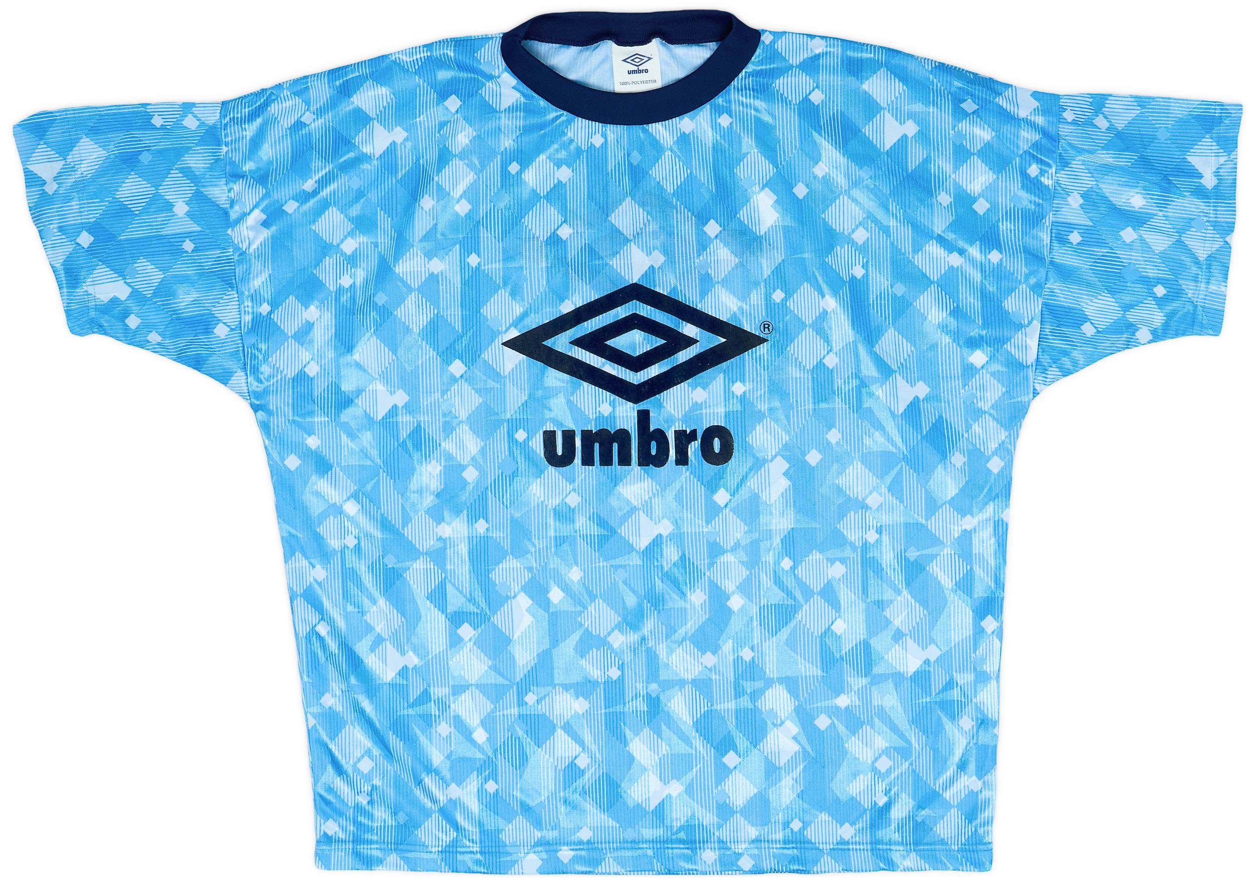 1990-92 England Player Issue Umbro Training Shirt (Hodge)