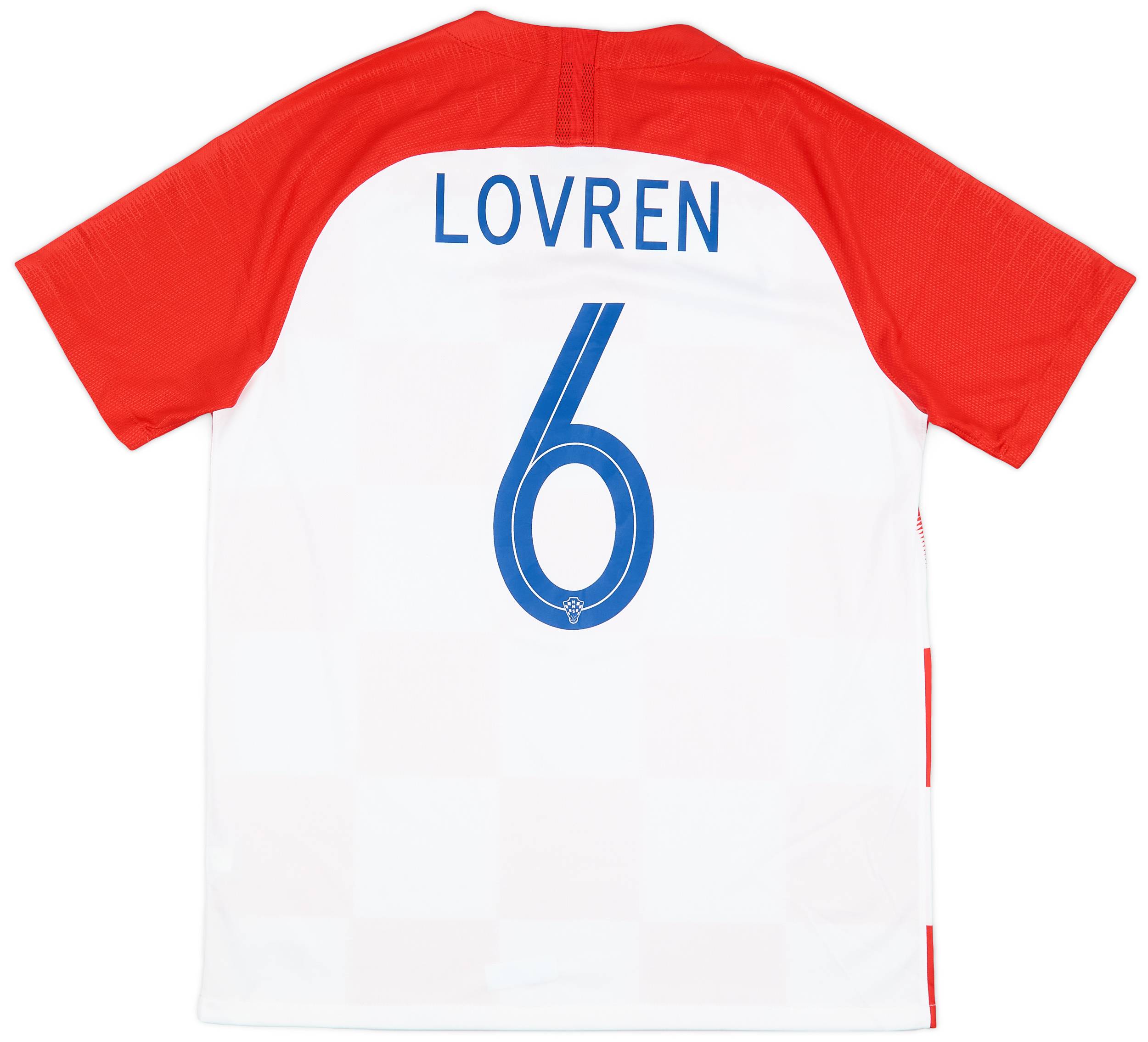 2018 19 Croatia Home Shirt Lovren 6 9 10 L