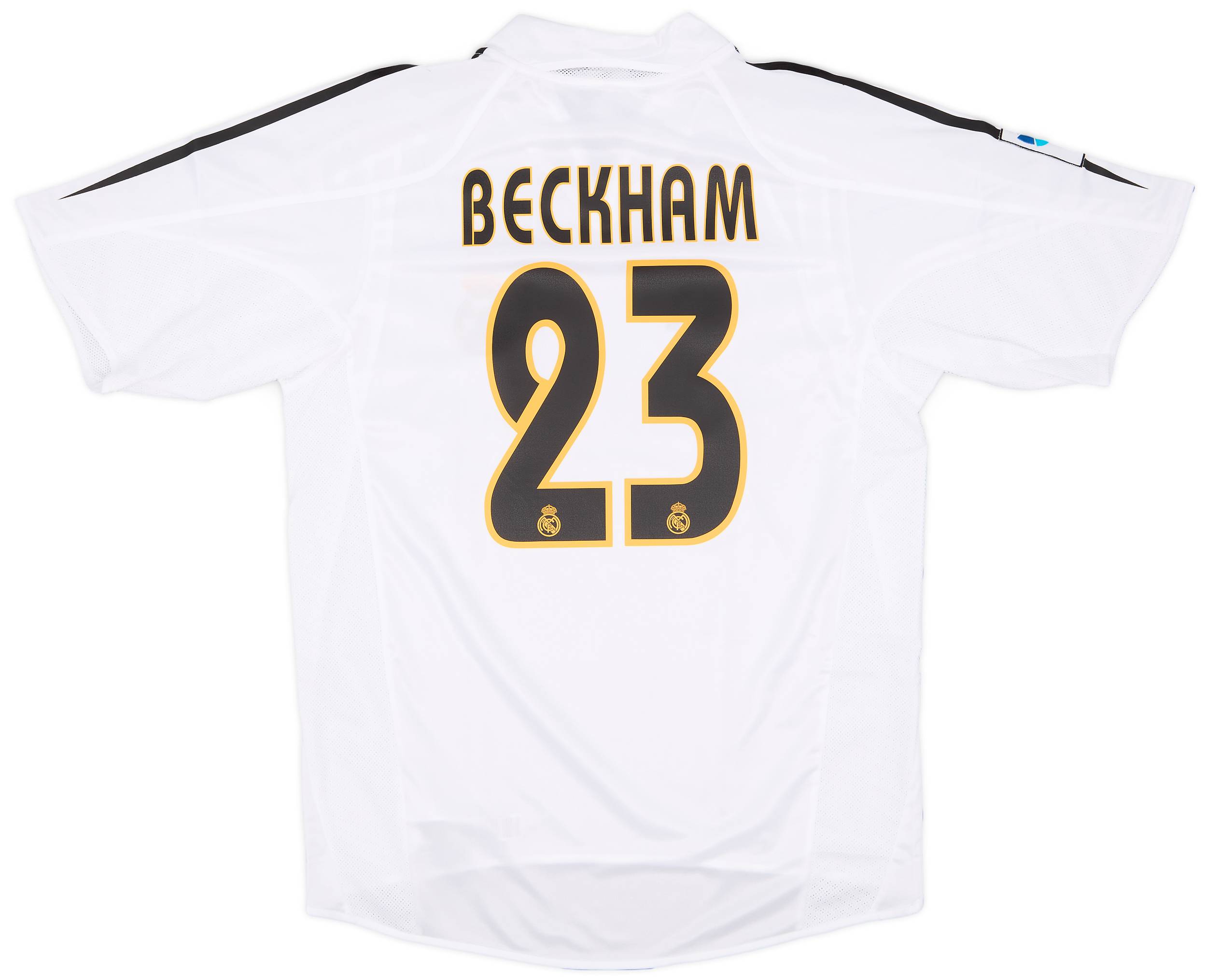 2004-05 Real Madrid Home Shirt Beckham #23 (S)