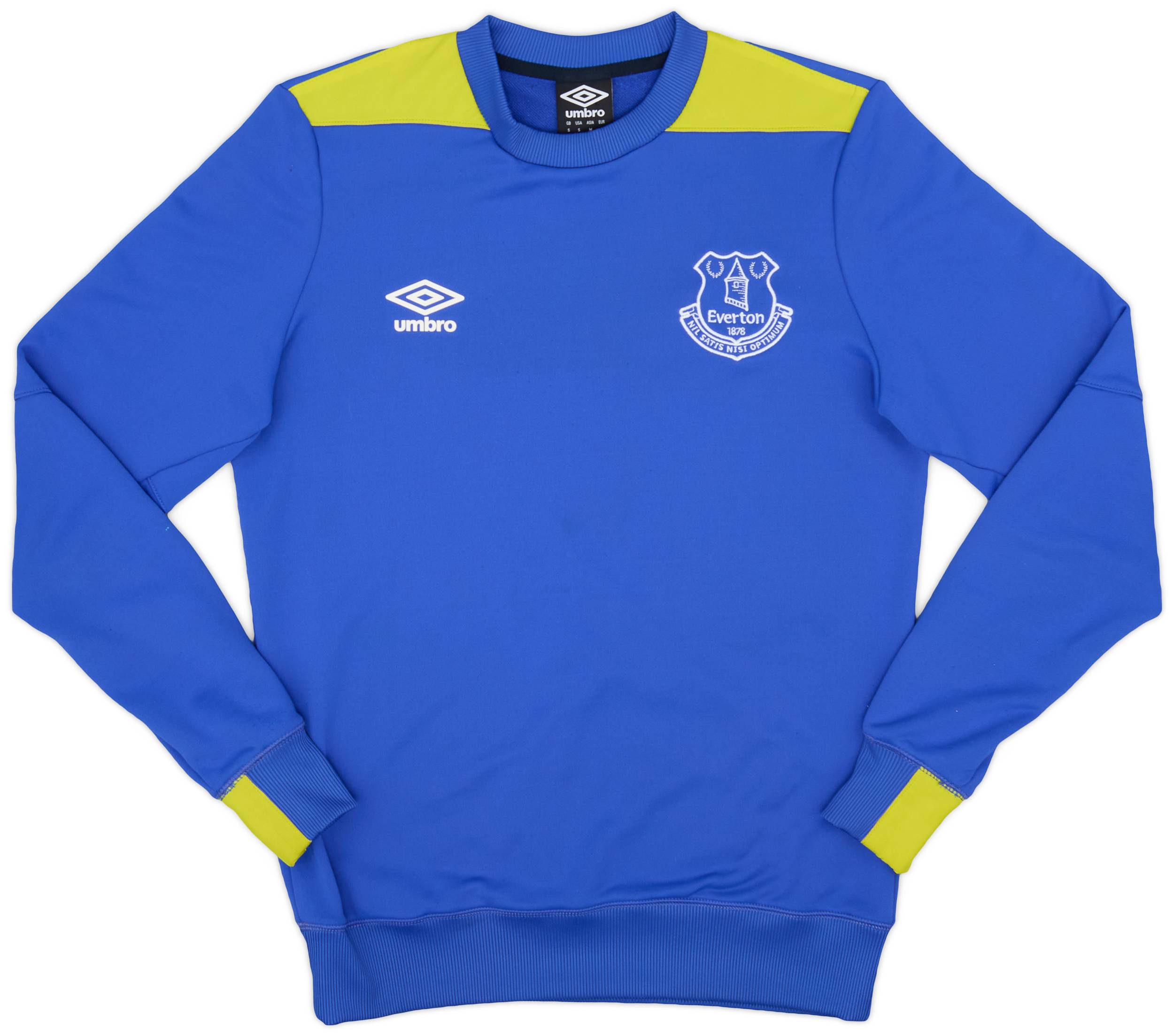 2015-16 Everton Umbro Sweat Top - 9/10 - (S)