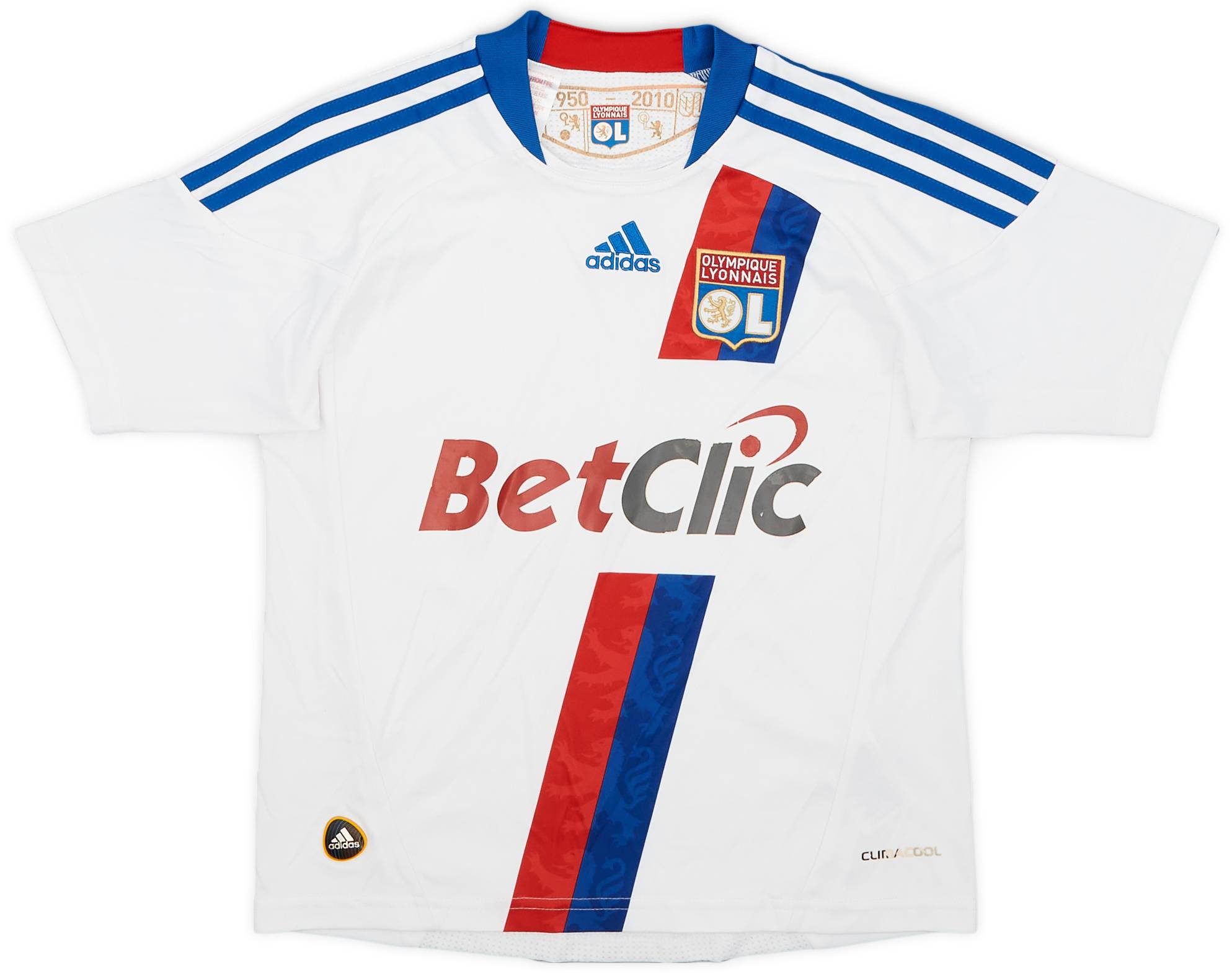 2010-11 Lyon Home Shirt - 7/10 - (7-8 Years)