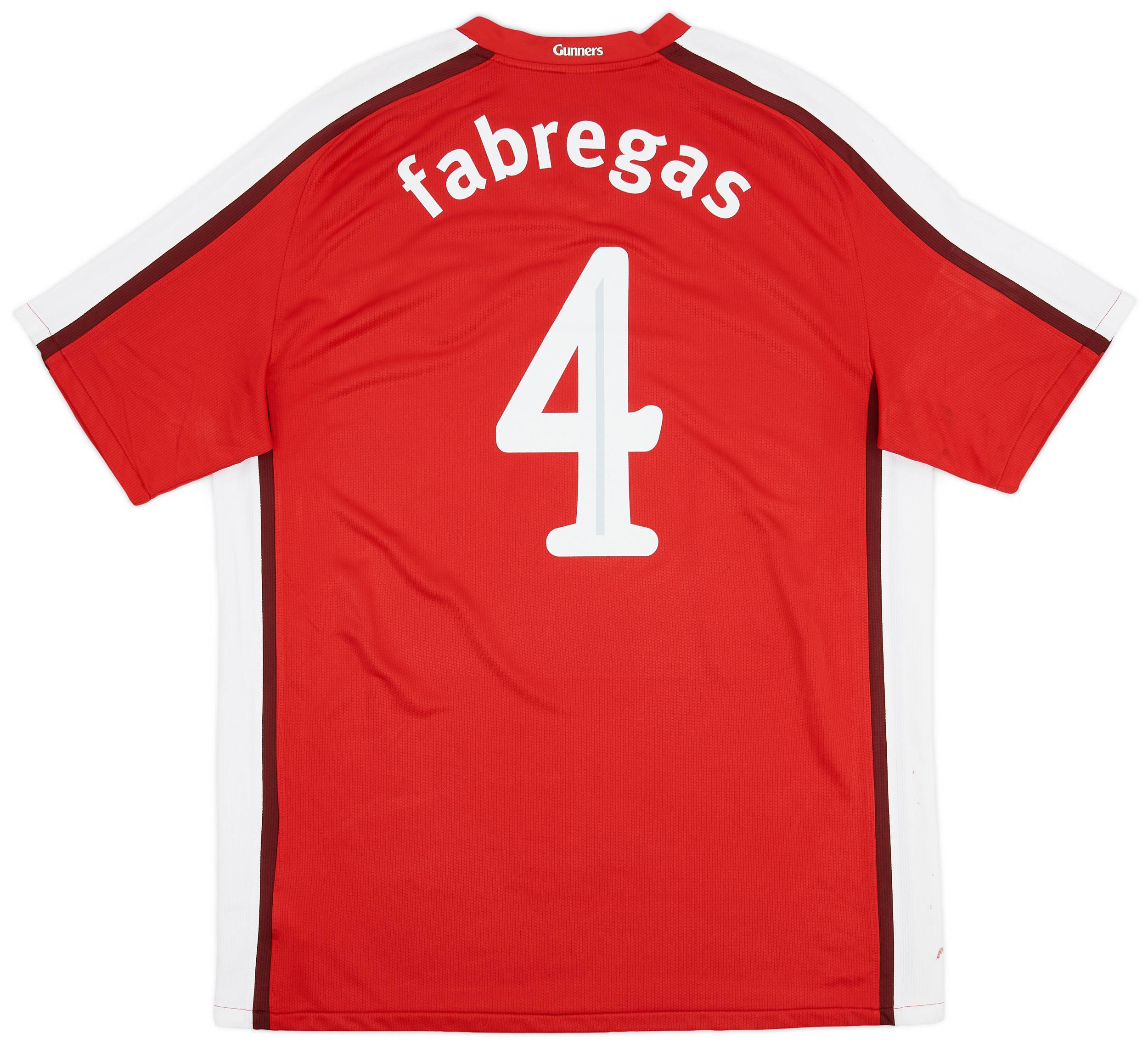 2008-10 Arsenal Home Shirt Fabregas #4 - 6/10 - (XL)