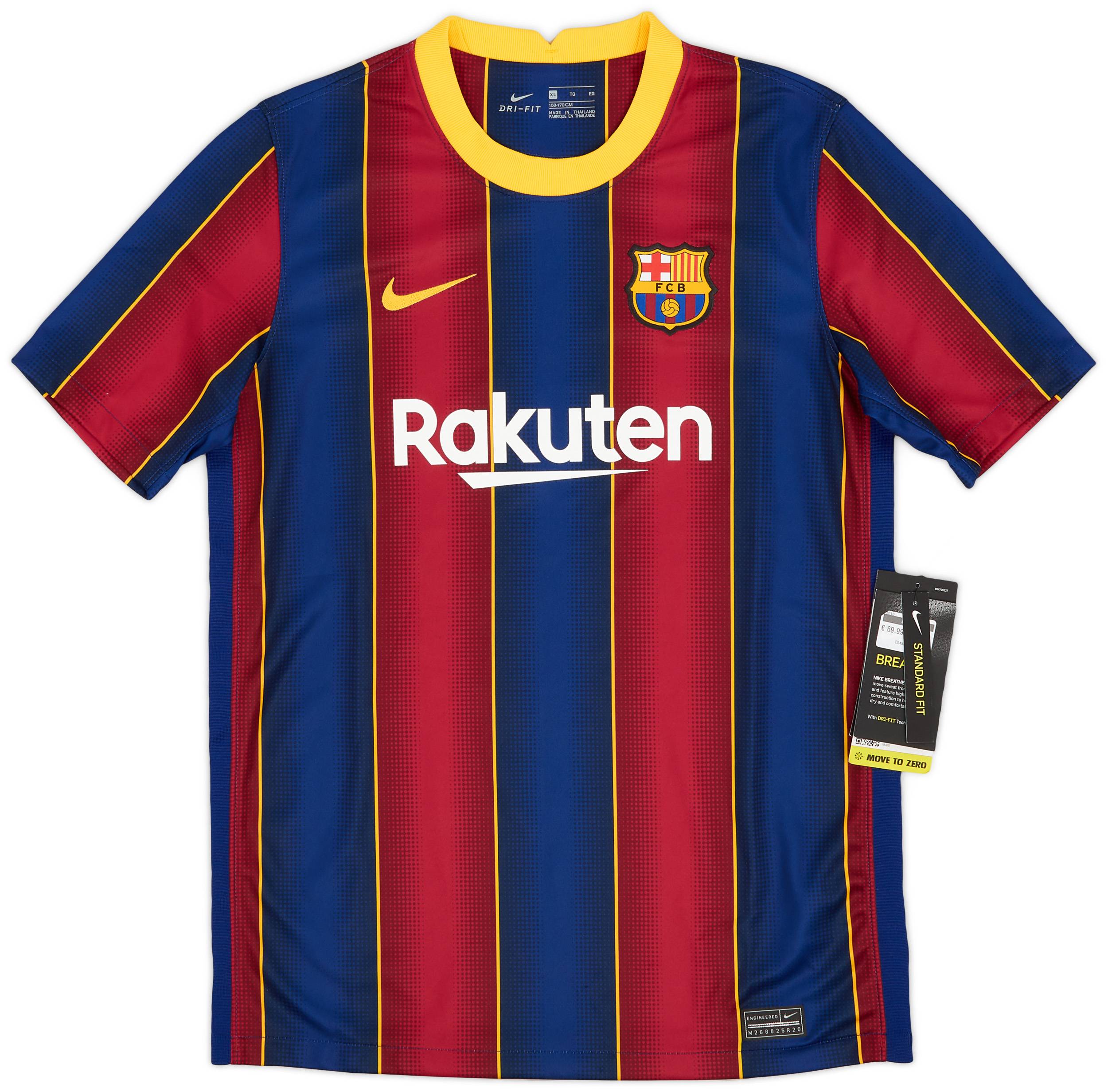 2020-21 Barcelona Home Shirt (XL.Boys)