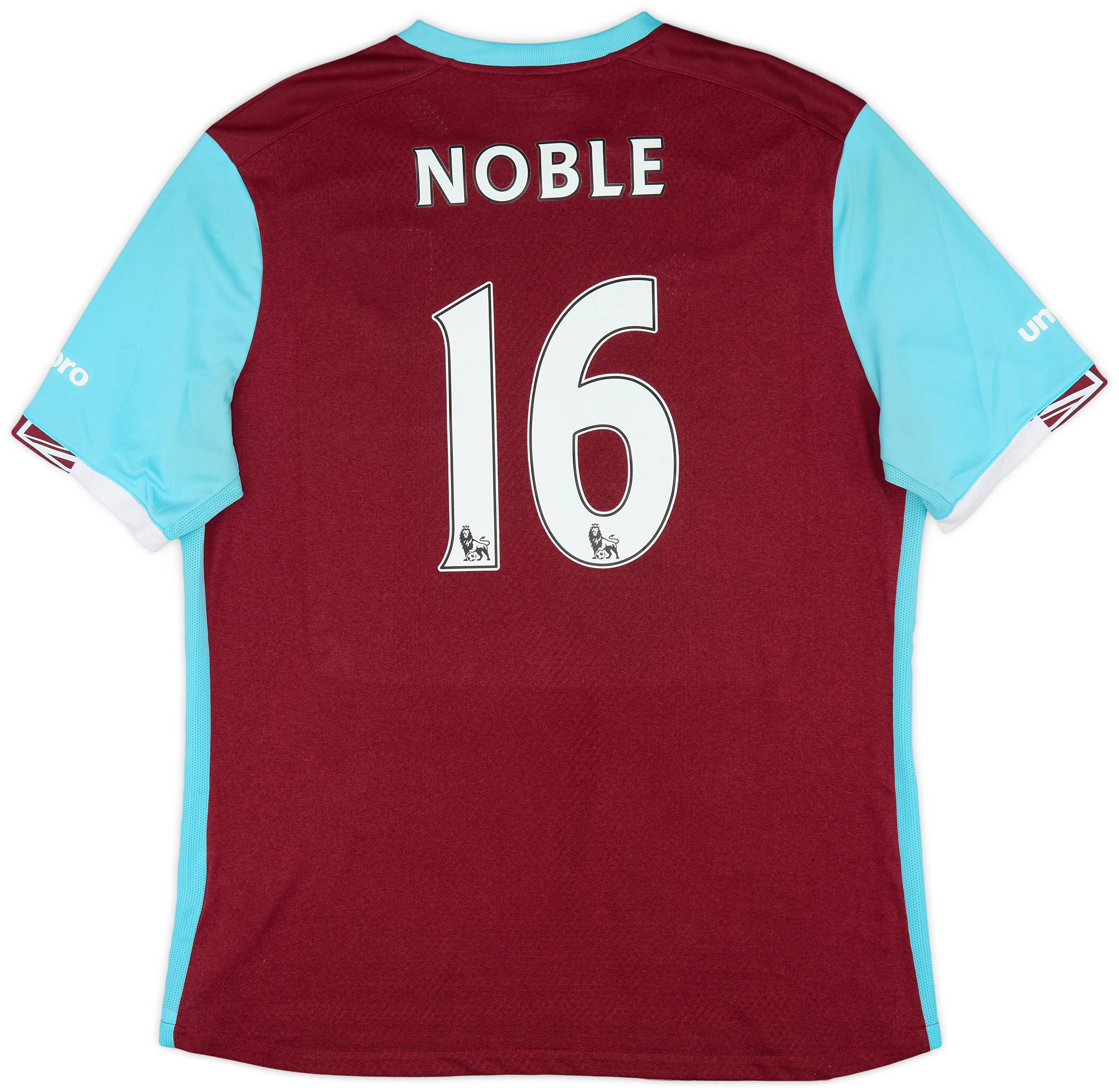 2016-17 West Ham Home Shirt Noble #16 - 5/10 - (3XL)