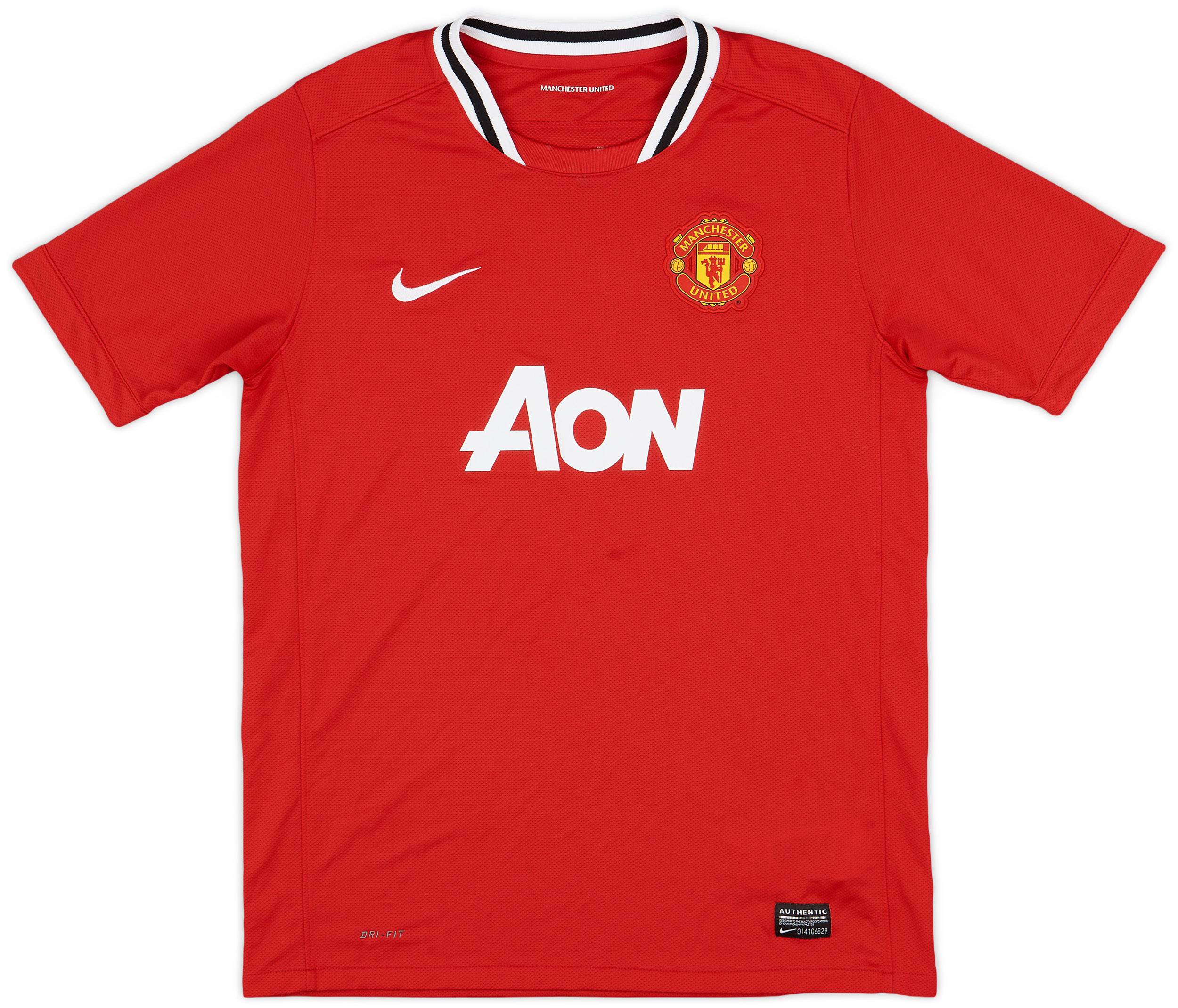 2011-12 Manchester United Home Shirt - 8/10 - (XL.Boys)