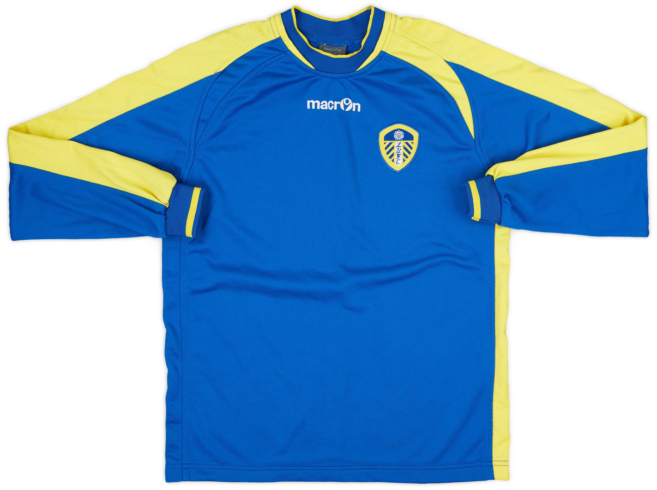 2009-10 Leeds United Macron Training Top - 8/10 - (L.Boys)