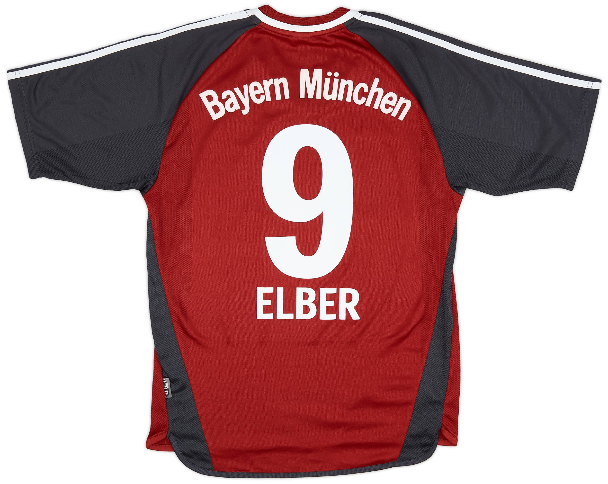 2001-02 Bayern Munich Home Shirt Elber #9 - 9/10 - (S)