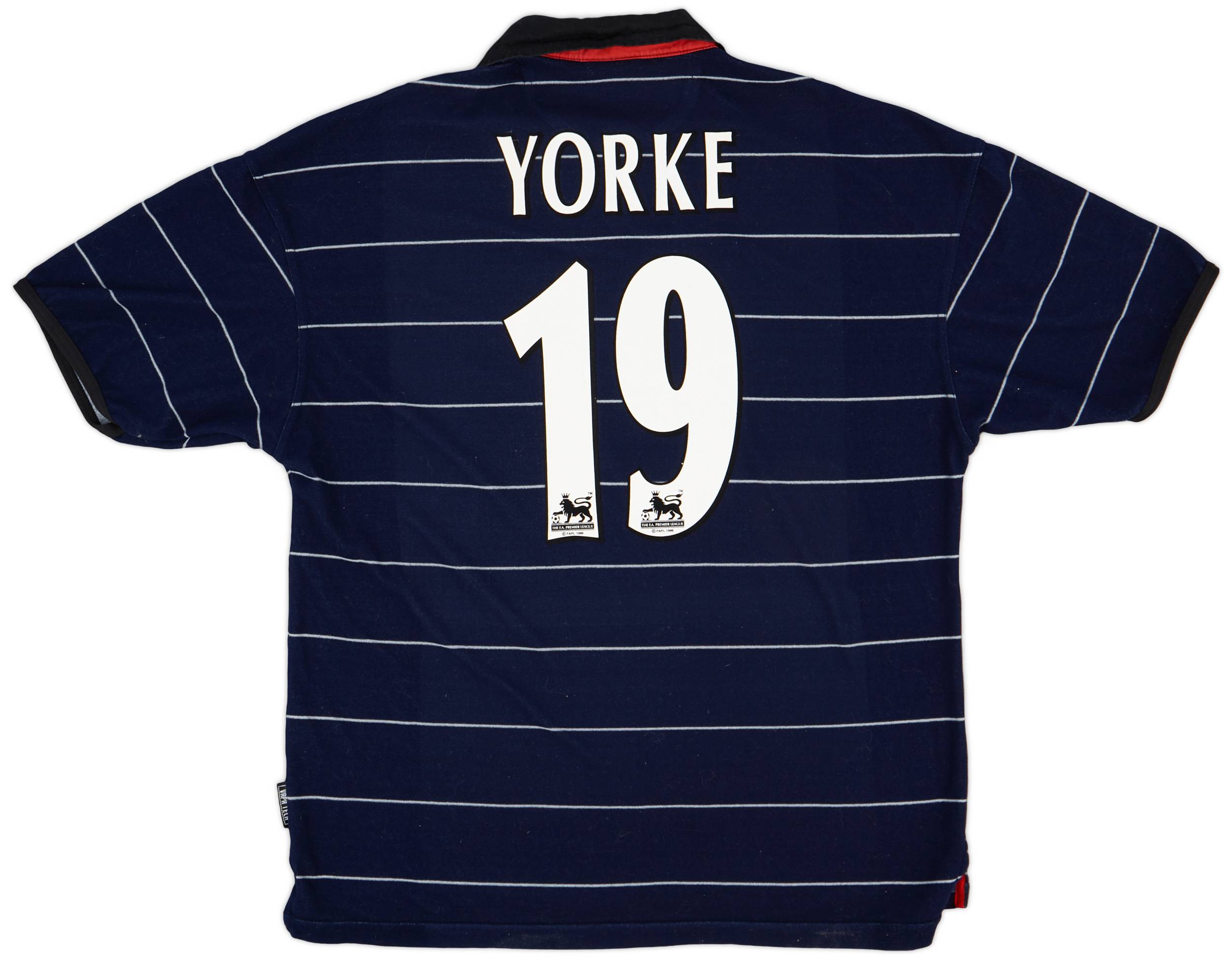 1999-00 Manchester United Away Shirt Yorke #19 - 9/10 - (XL)