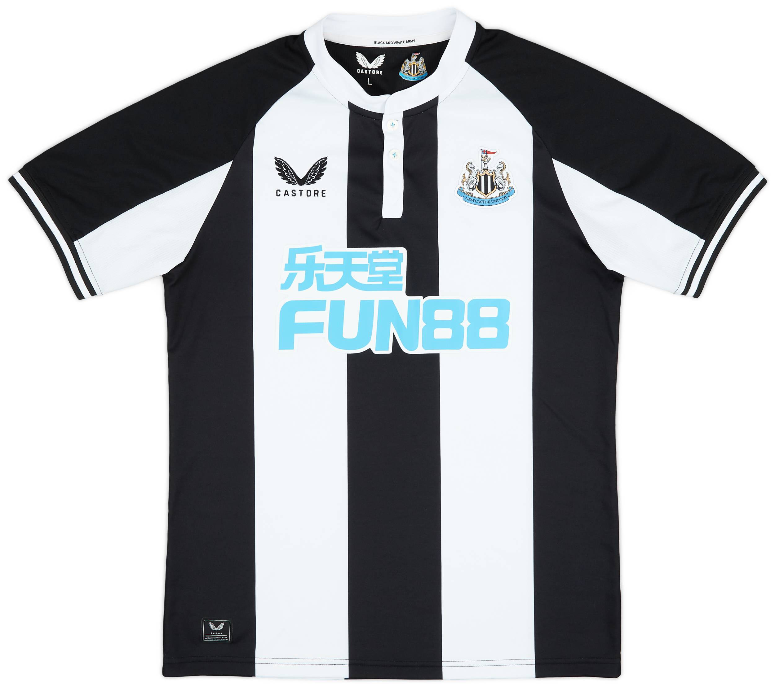 2021-22 Newcastle Home Shirt - 9/10 - (L)