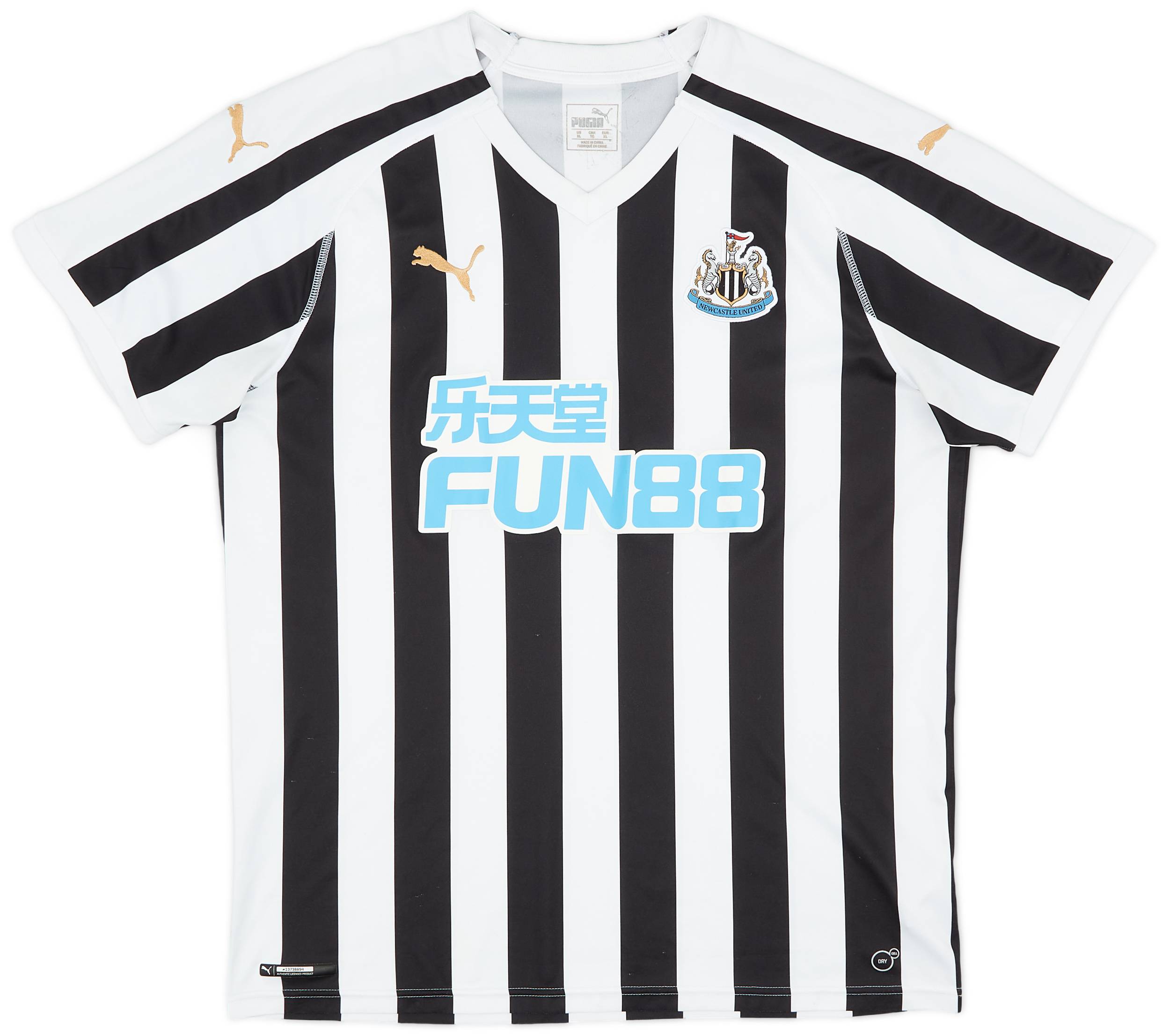 2018-19 Newcastle Home Shirt - 7/10 - (XL)