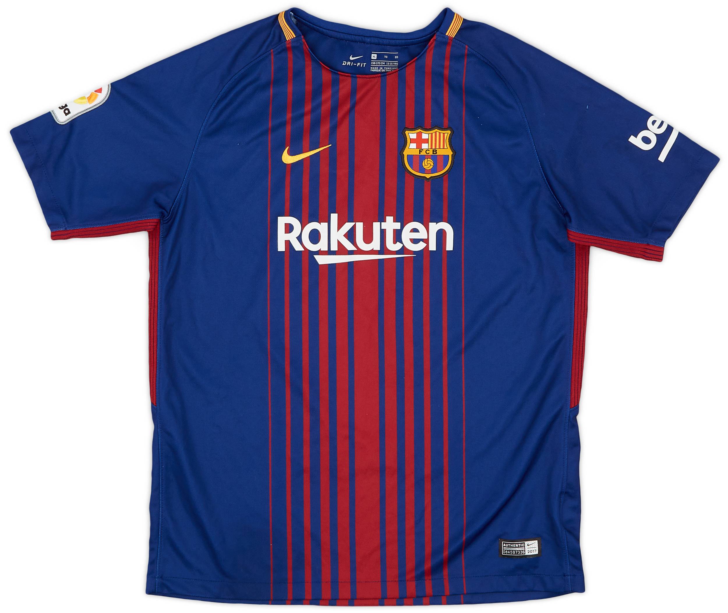 2017-18 Barcelona Home Shirt - 8/10 - (XL.Boys)