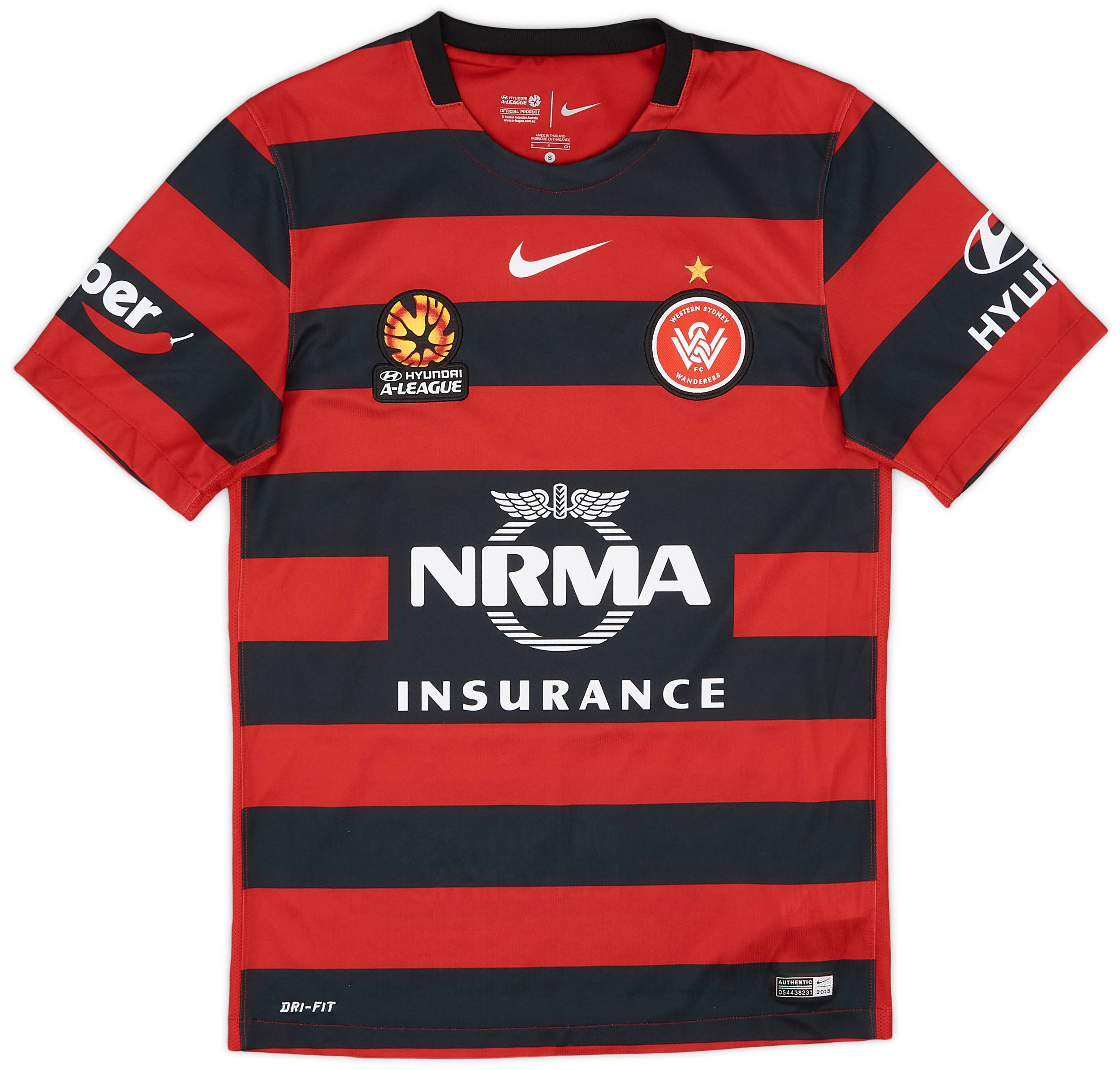 2015-16 Western Sydney Wanderers Home Shirt - 9/10 - (S)