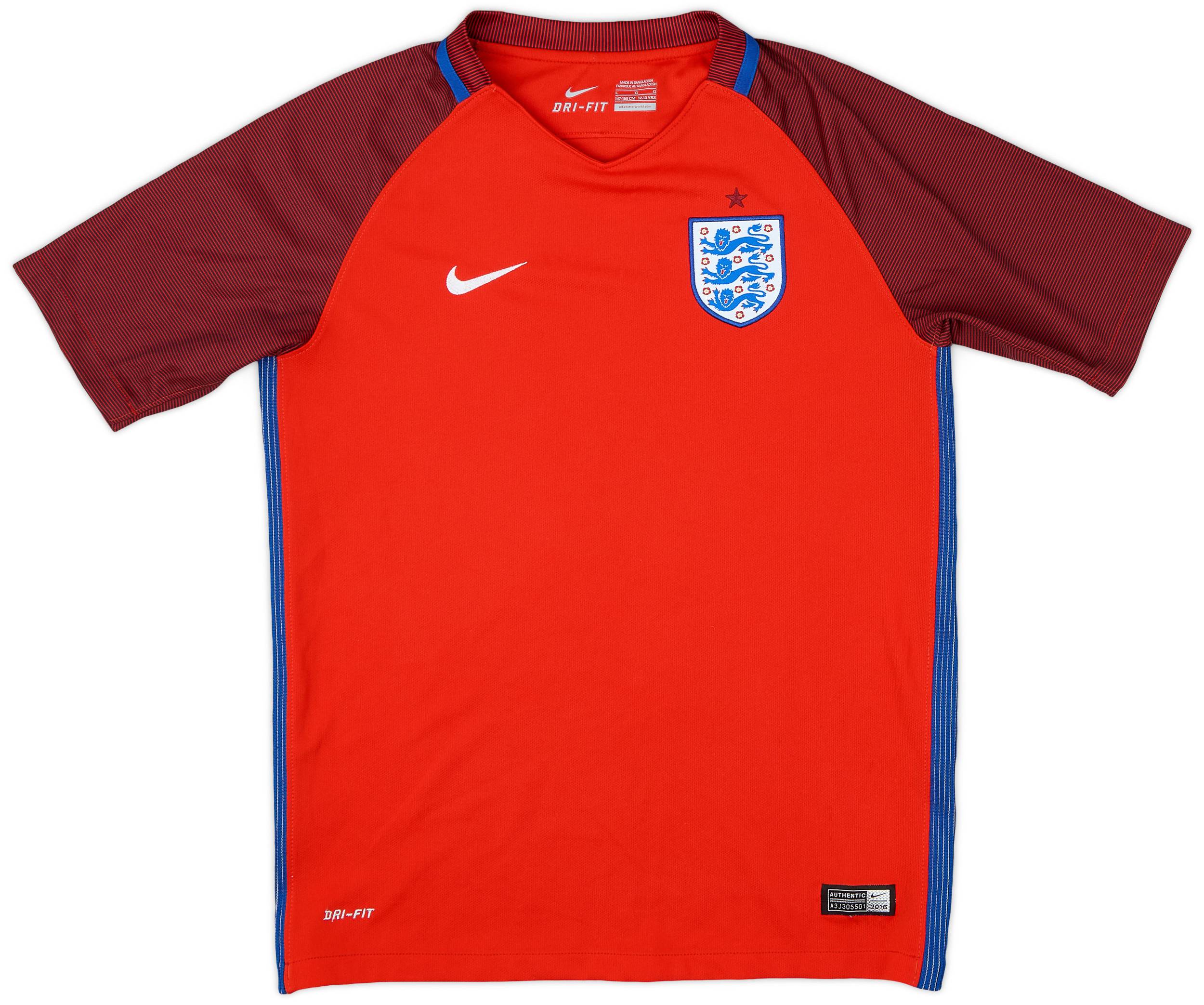 2016-17 England Away Shirt - 8/10 - (L.Boys)