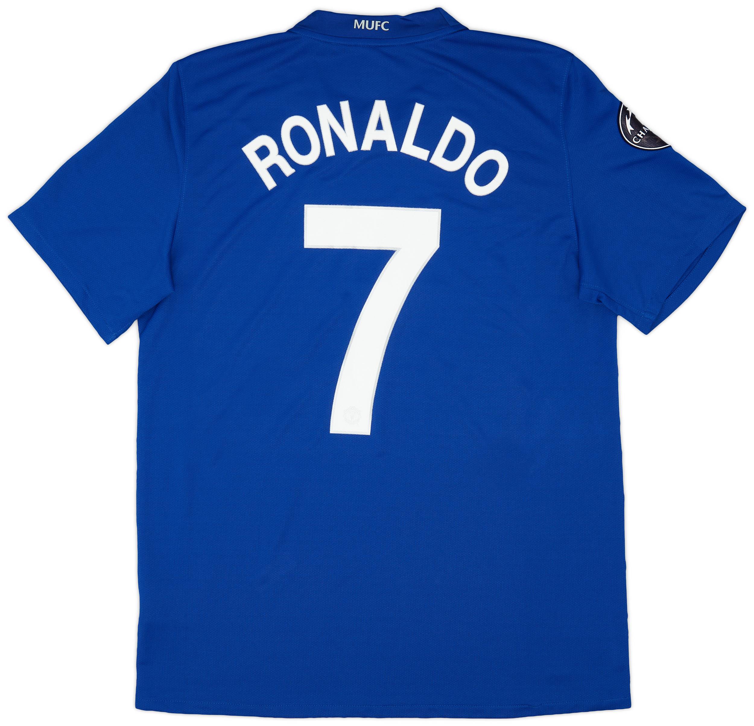 2008-09 Manchester United Third Shirt Ronaldo #7 - 9/10 - (L)