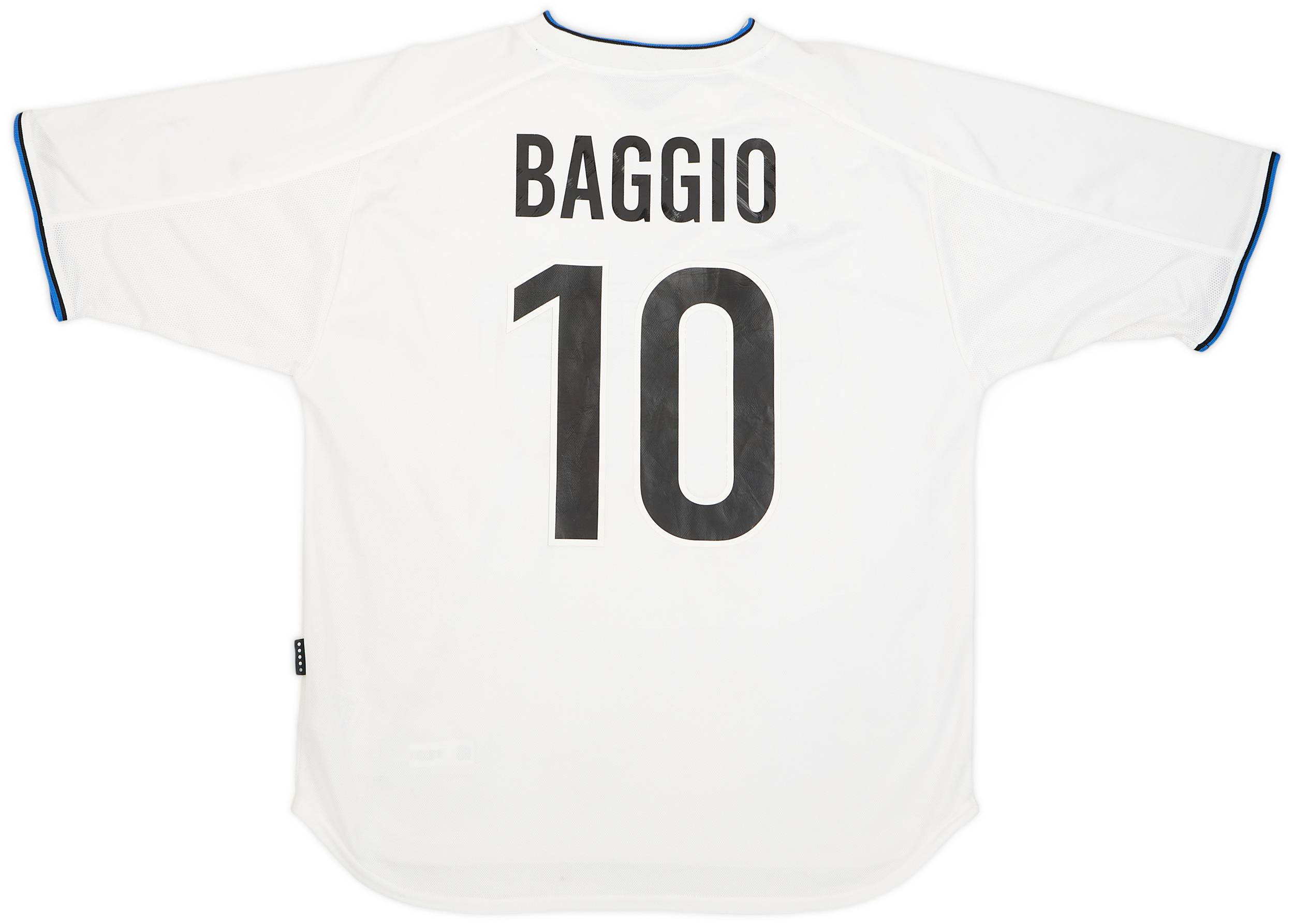1999-00 Inter Milan Away Shirt Baggio #10 - 8/10 - (L)